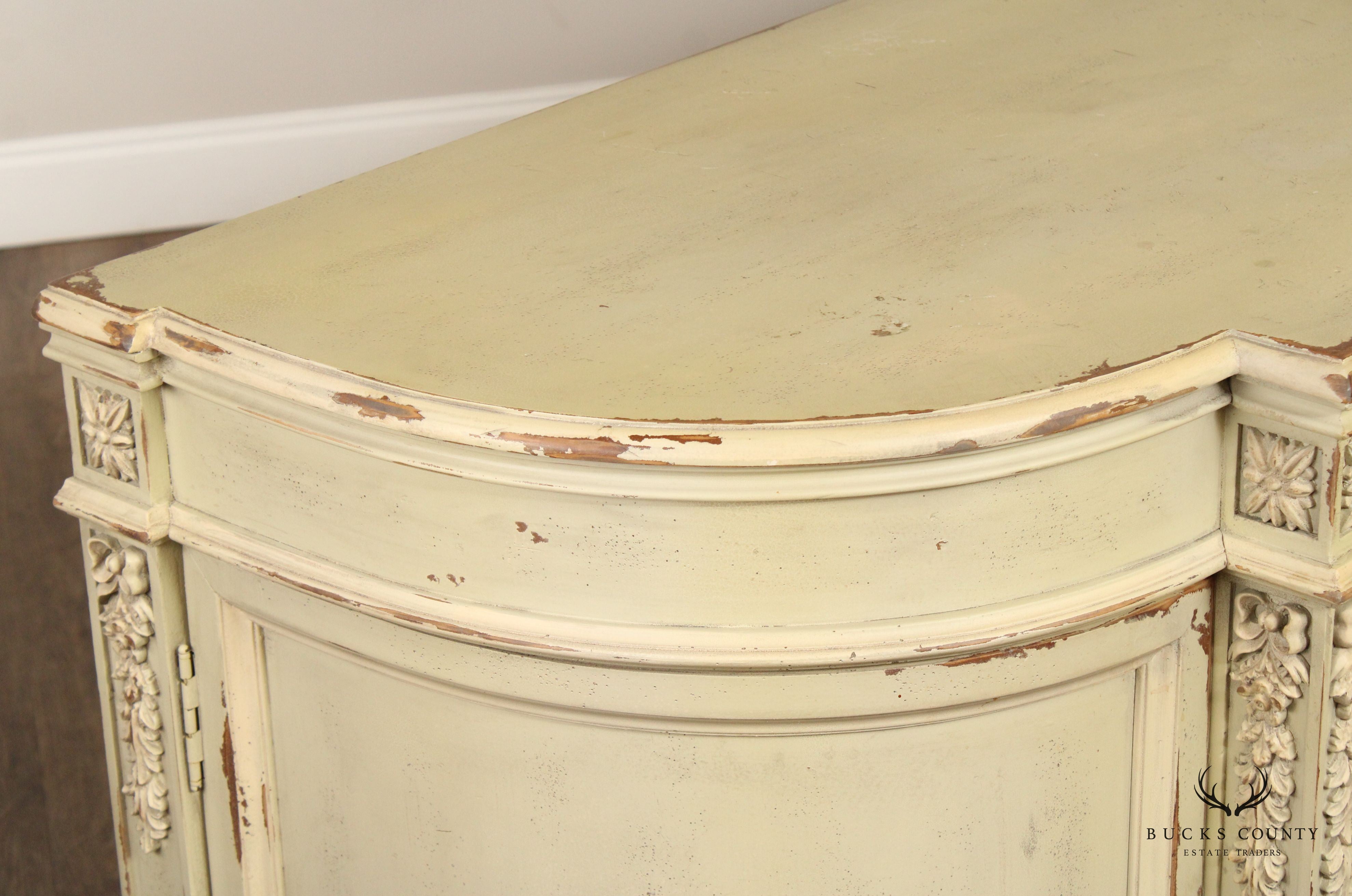 Habersham Plantation French Style Distress Painted 'Pompeii' Sideboard