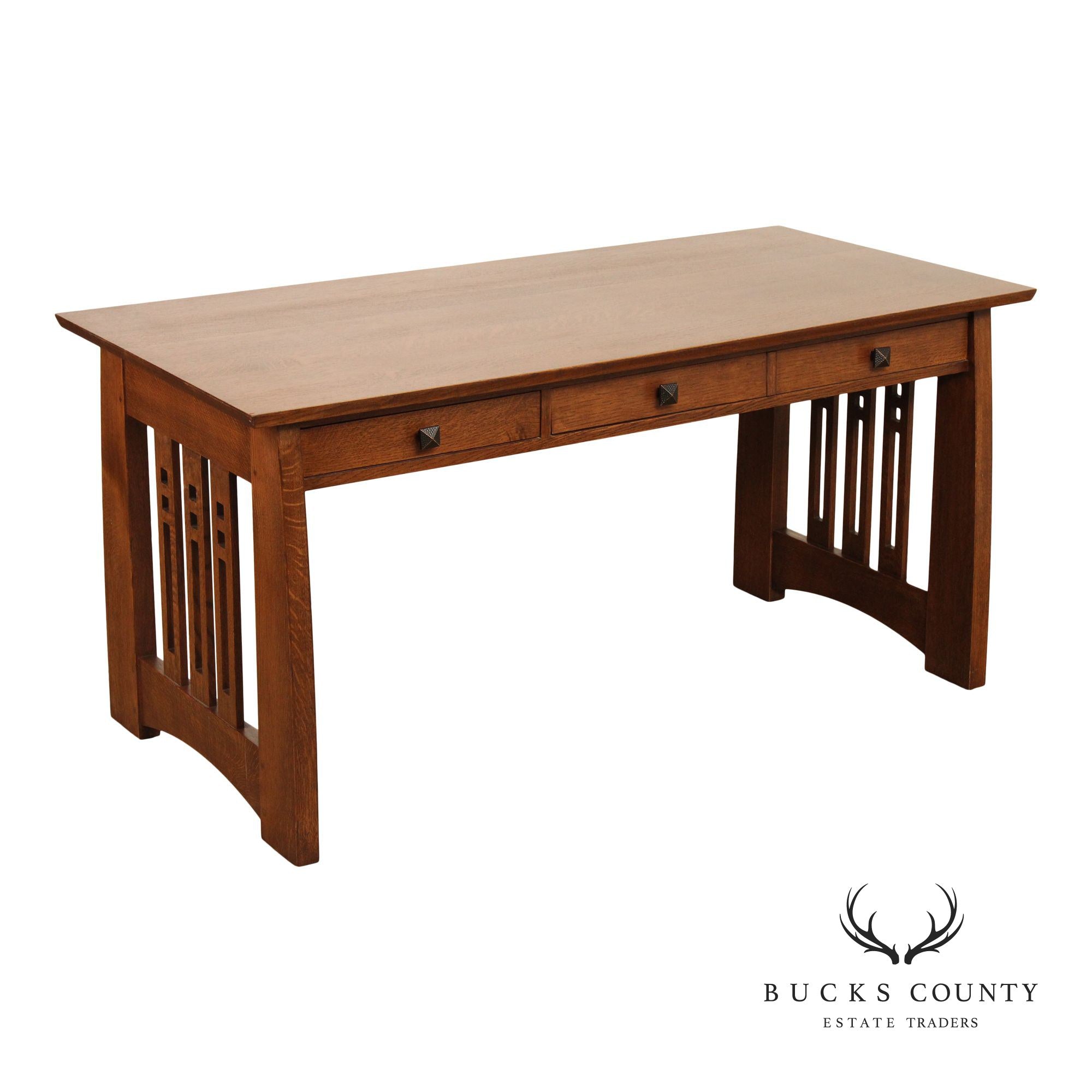 Stickley Highlands Collection Oak Writing Desk