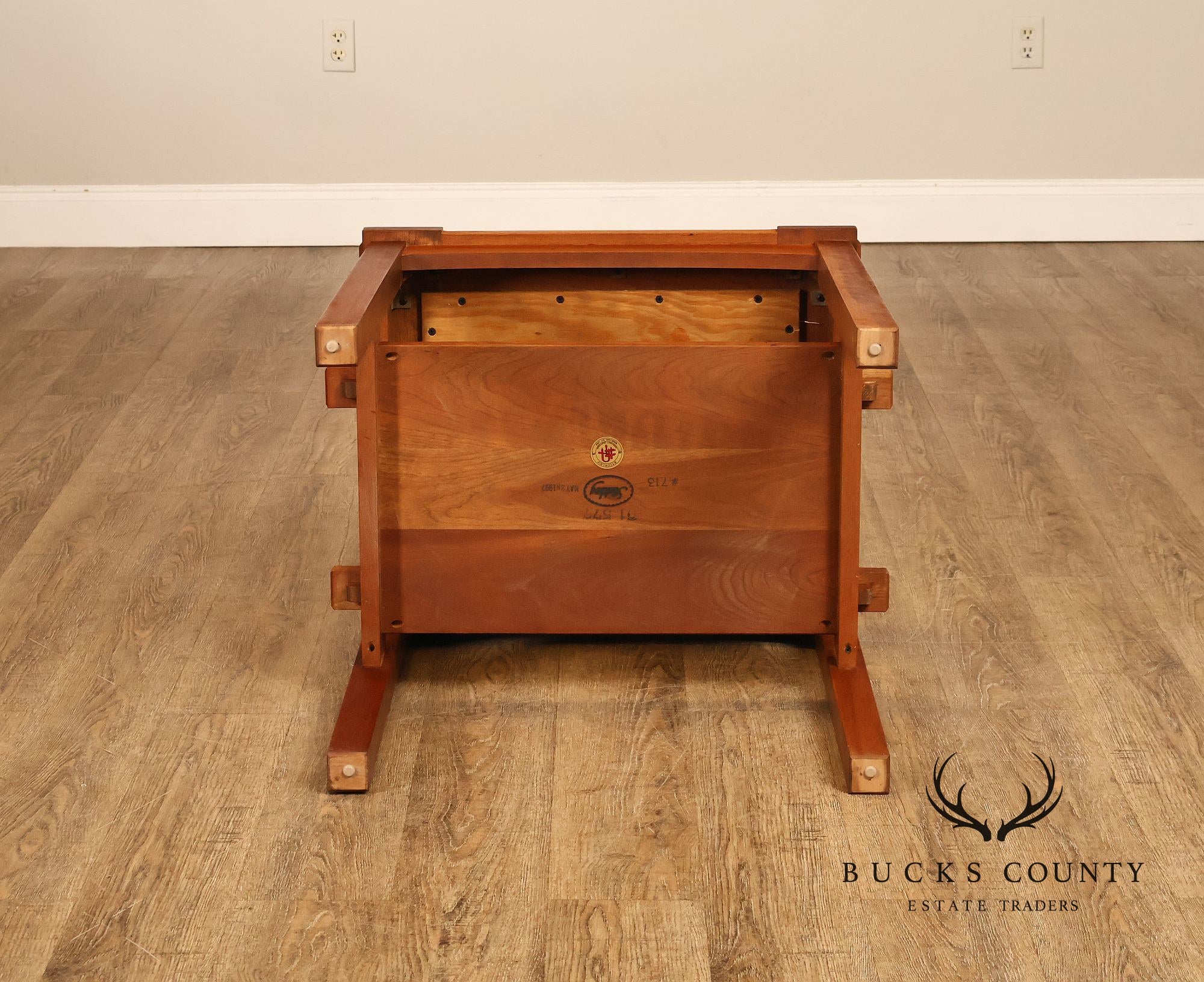 Stickley Mission Collection Tile Top Cherry End Table