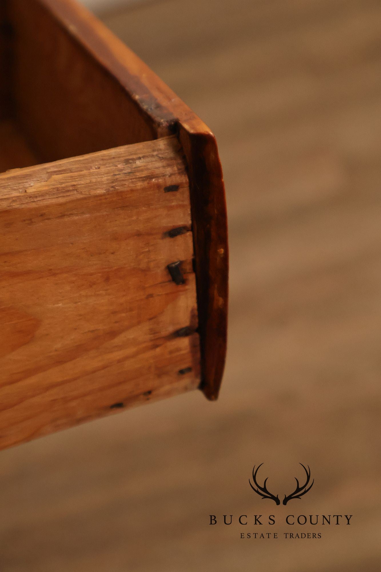 Antique Continental Pine Octagonal Rent Table