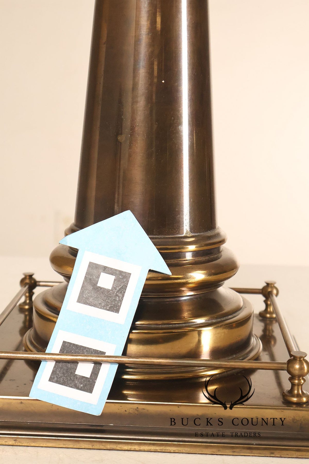 Stiffel Vintage Pair of Brass Baluster Table Lamps