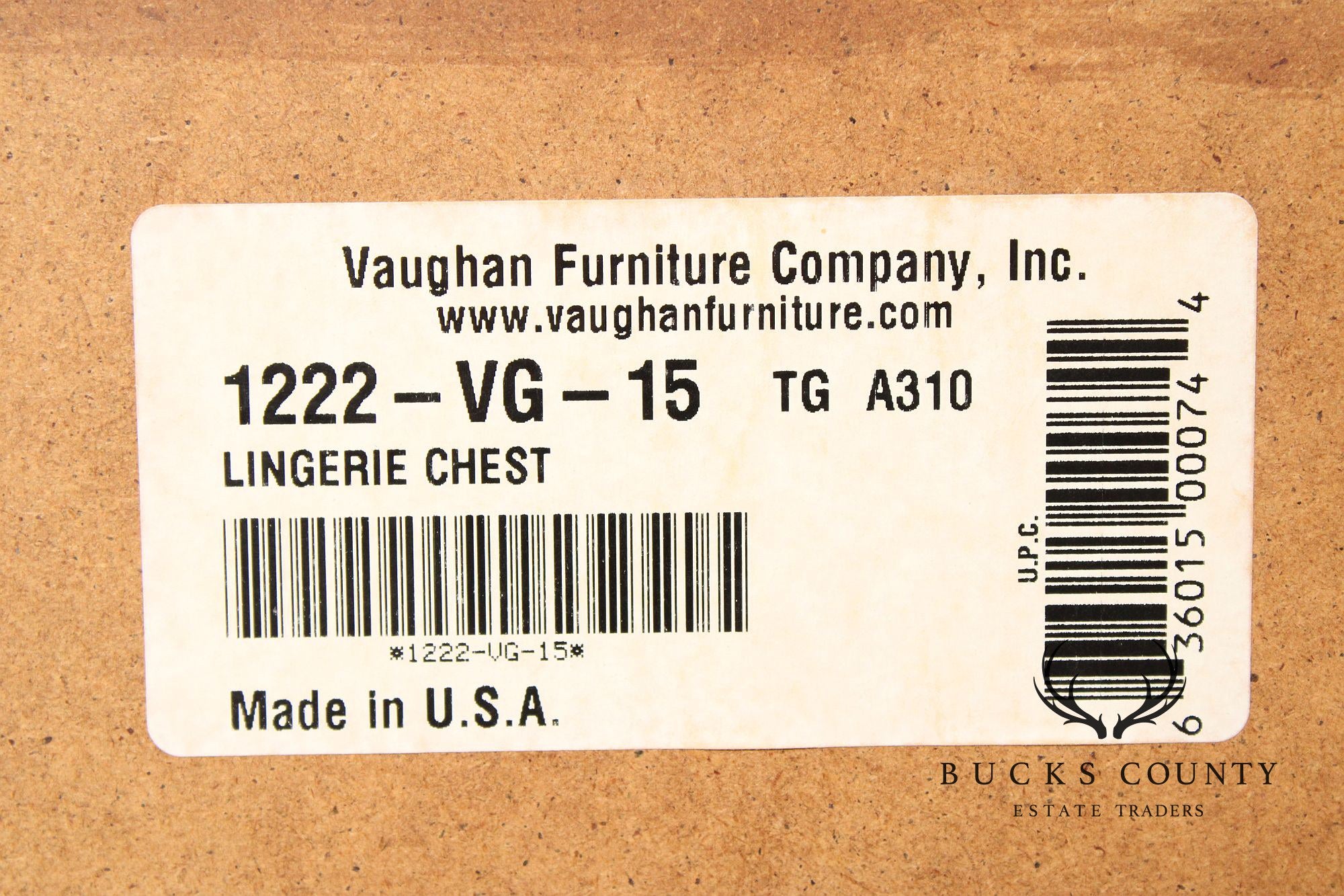 Vaughan Furniture Traditional Maple Lingerie Chest