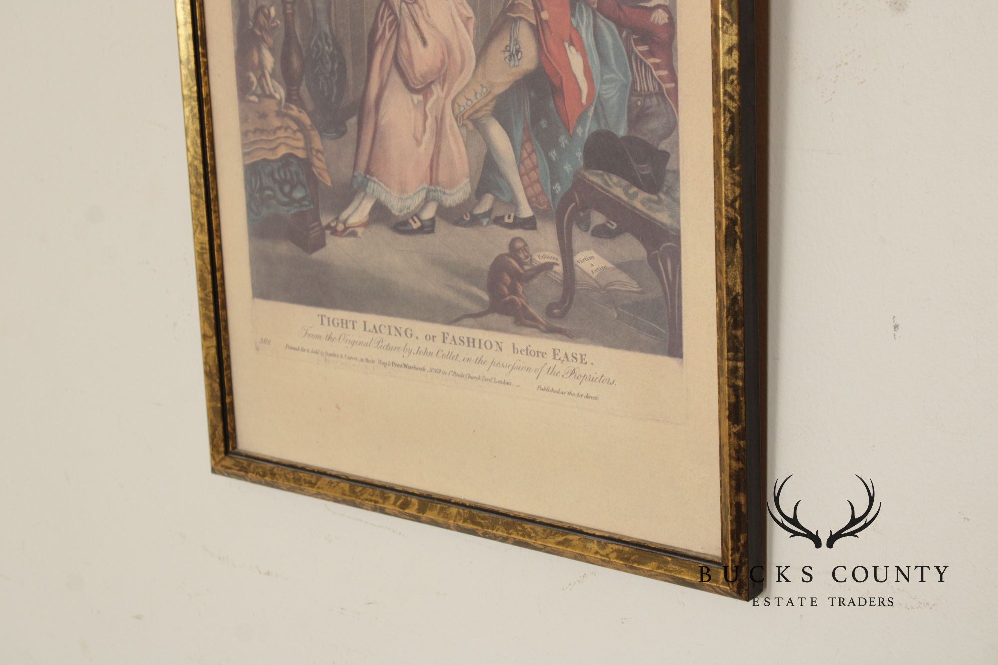 John Collet Framed Print, 'Tight Lacing, or Fashion Before Ease'