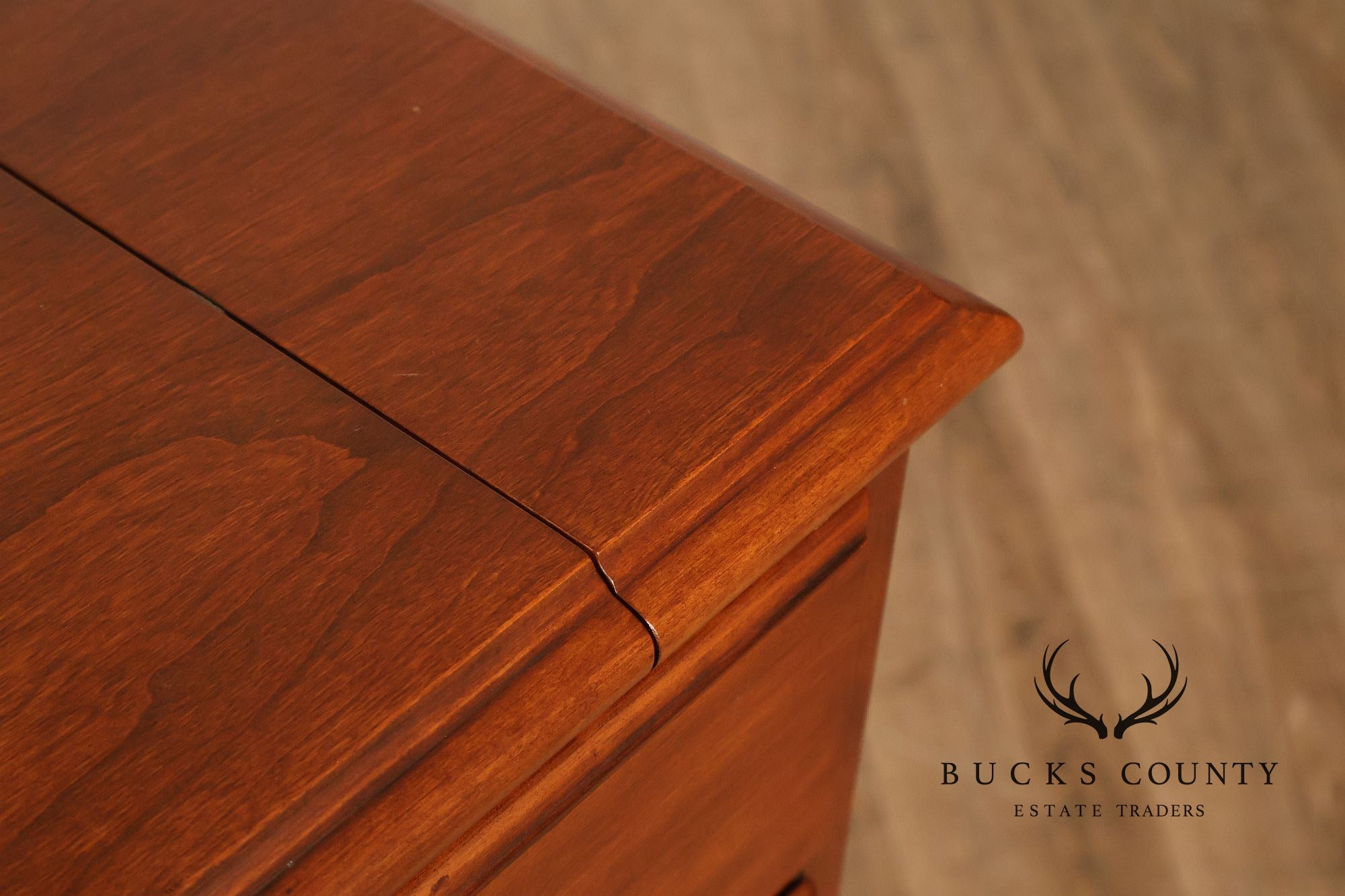 Henkel Harris Georgian Style Cherry Flip Top Server Cabinet