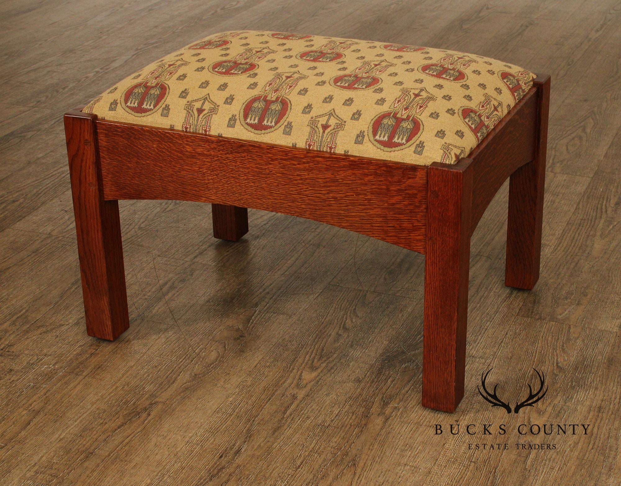 Stickley Mission Collection Oak Footstool