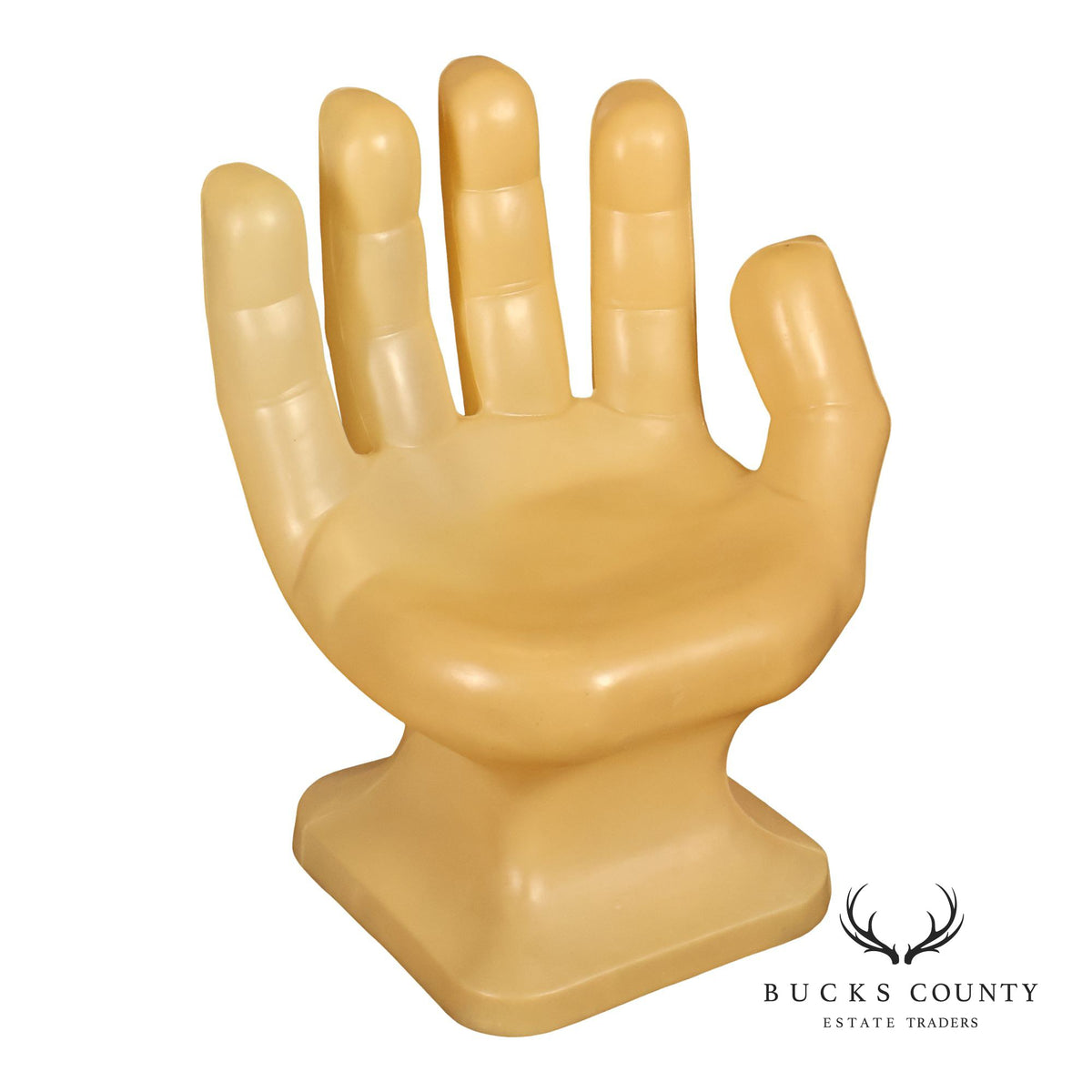 Vintage Molded Plastic Right Hand Chair