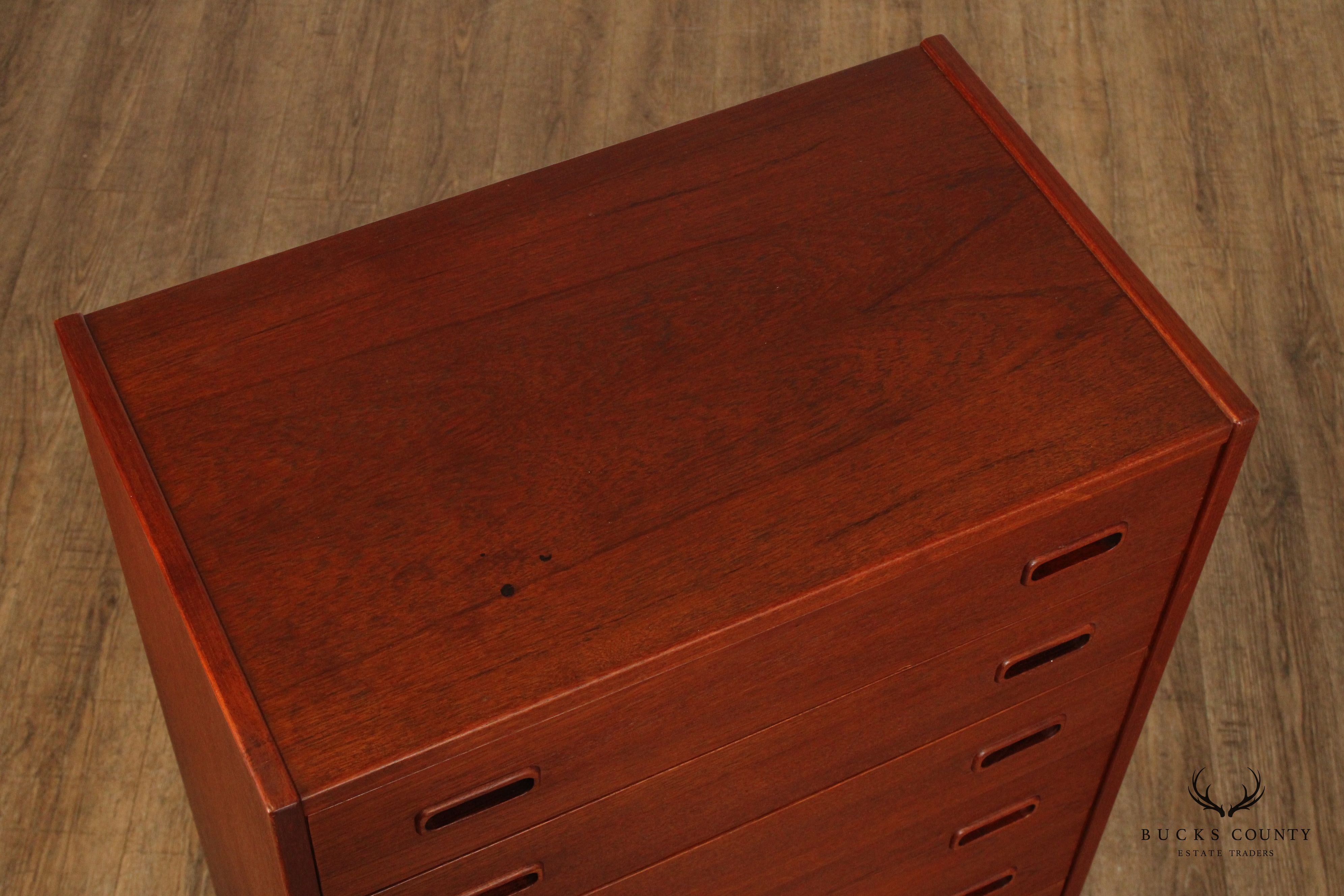 Mogens Kold Danish Modern Teak Tall Chest