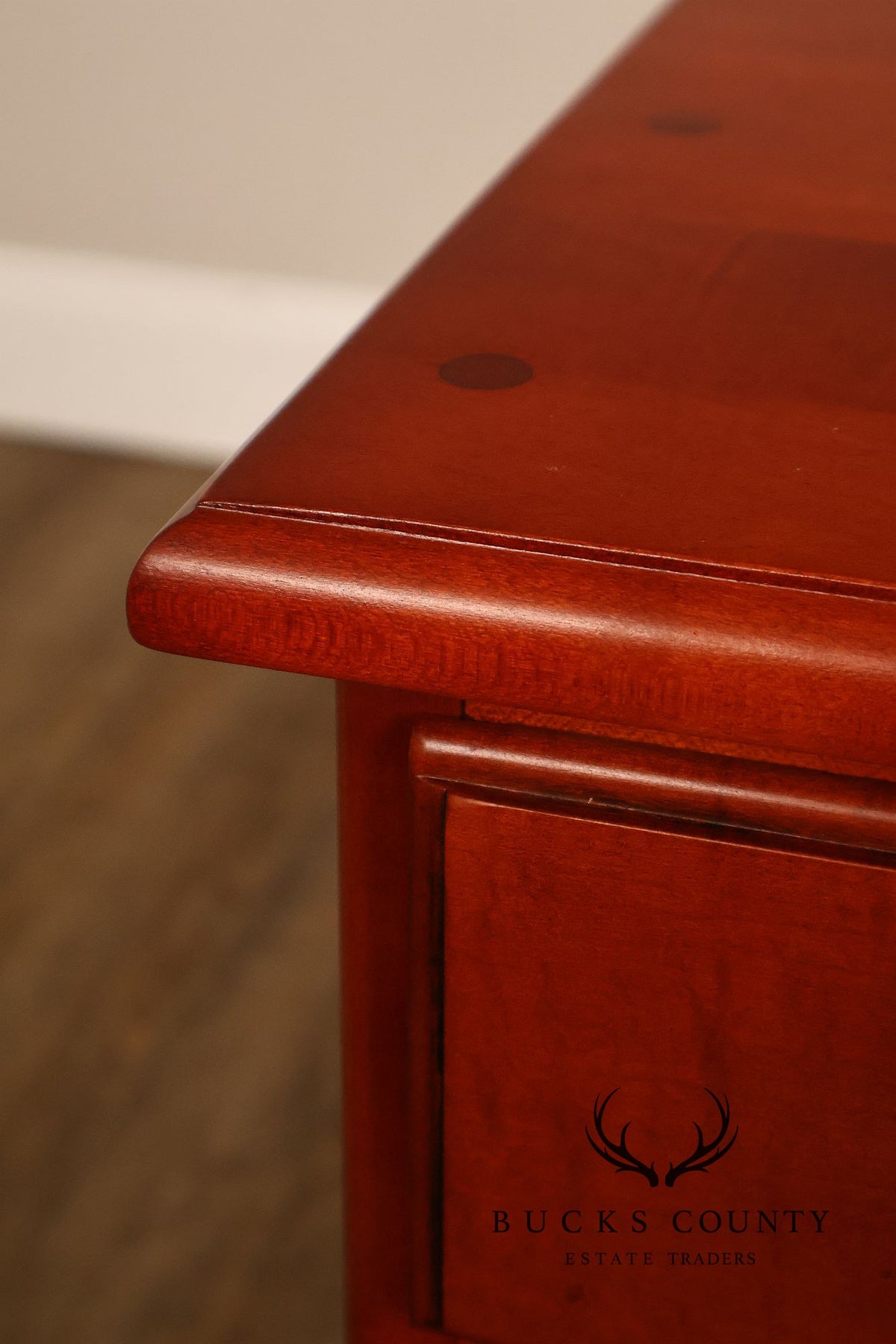 Traditional Maple One-Drawer Open Shelf Nightstand