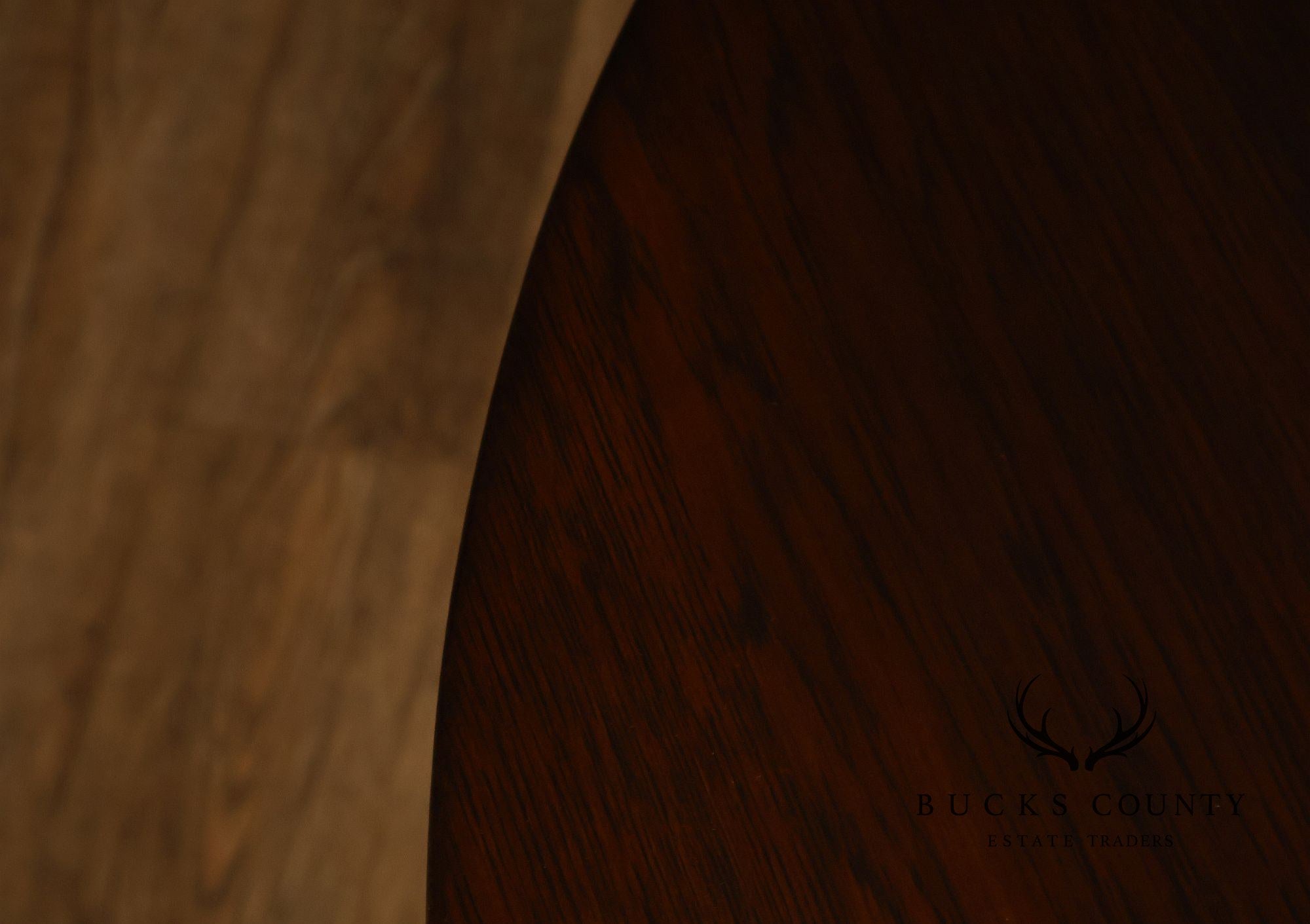 National Furniture Company Antique Mission Oak Round Lamp Table