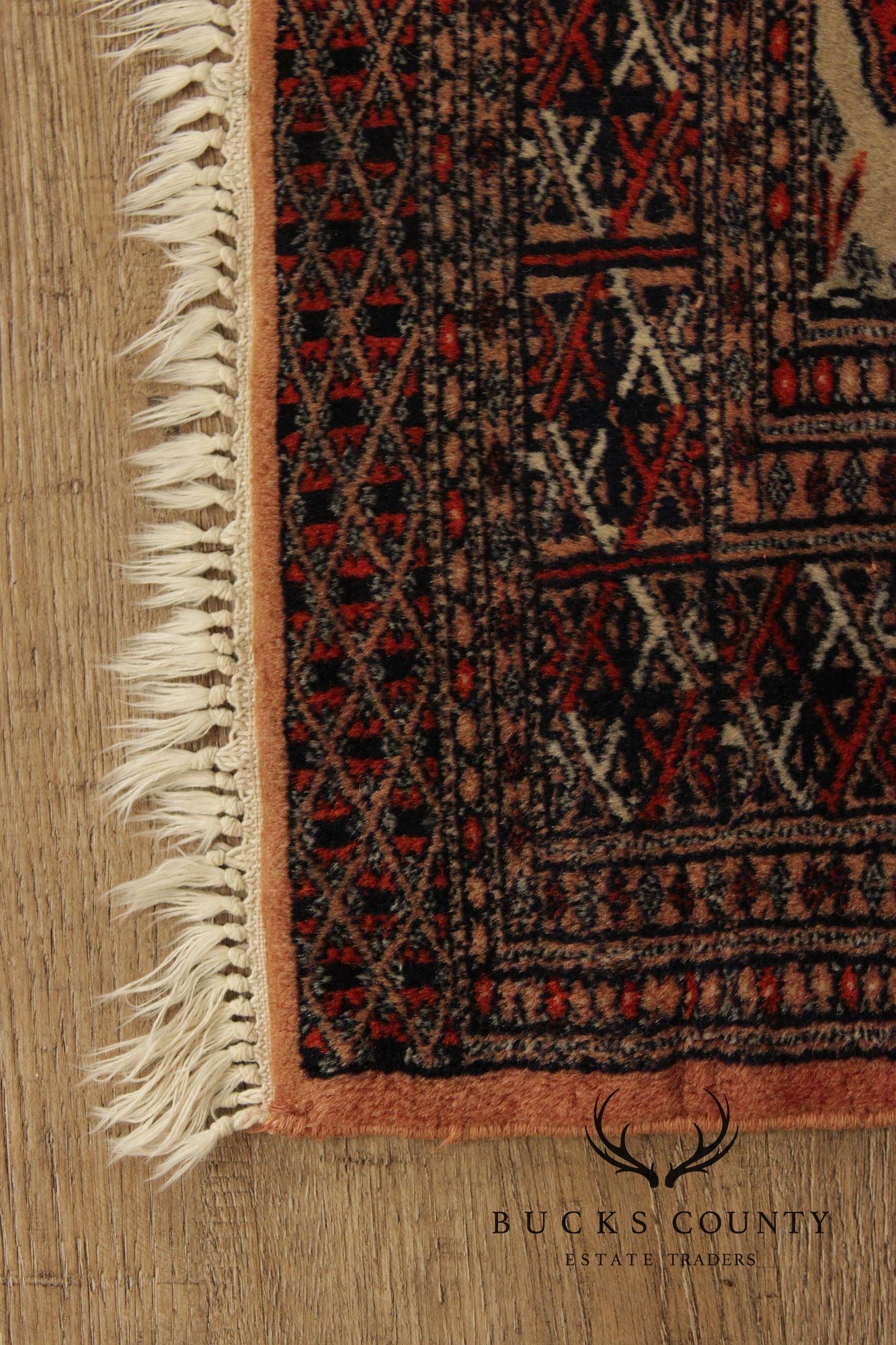 Pakistani Bokhara Wool Area Rug