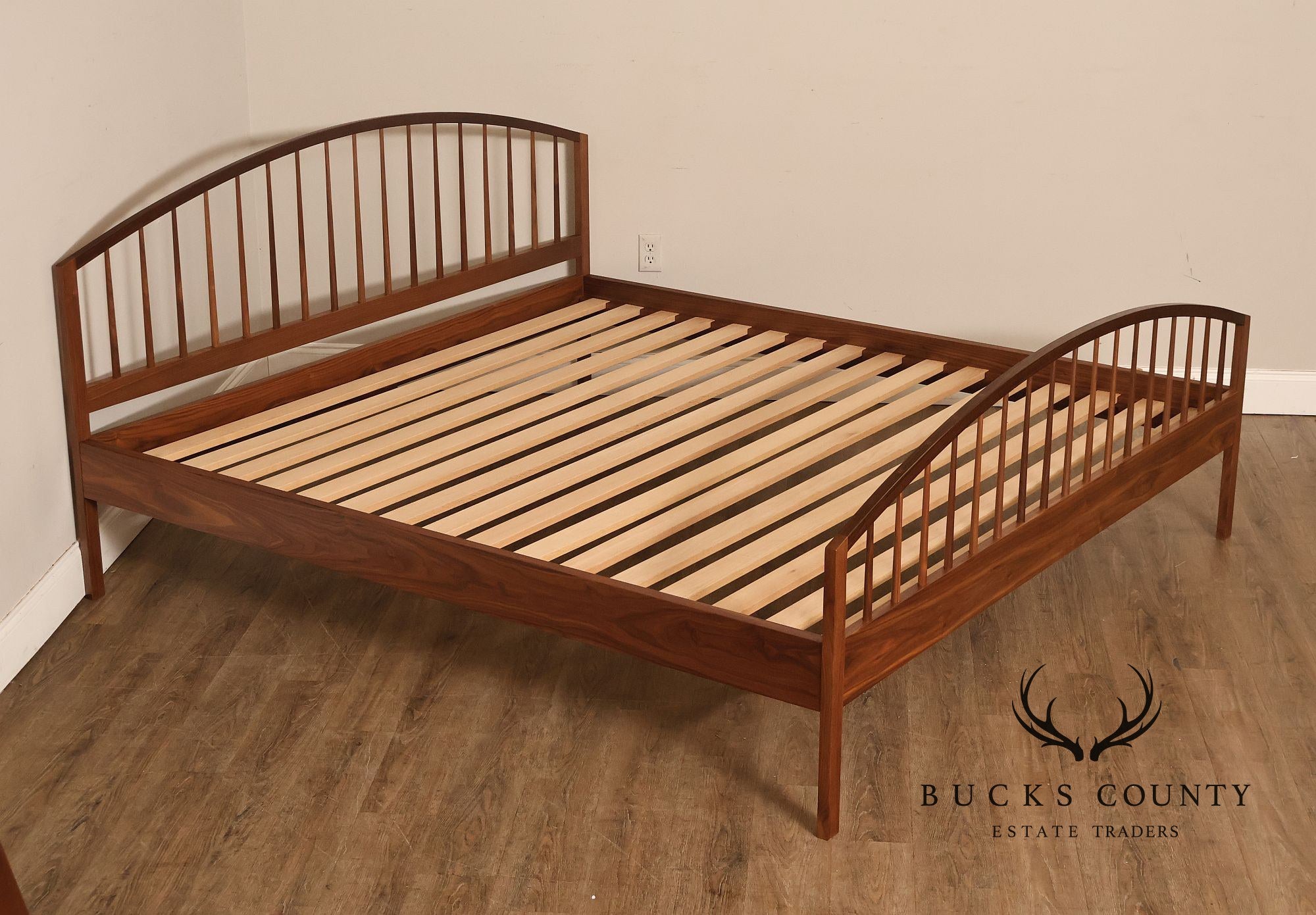 Chilton Burnett Spindle Walnut King Bed
