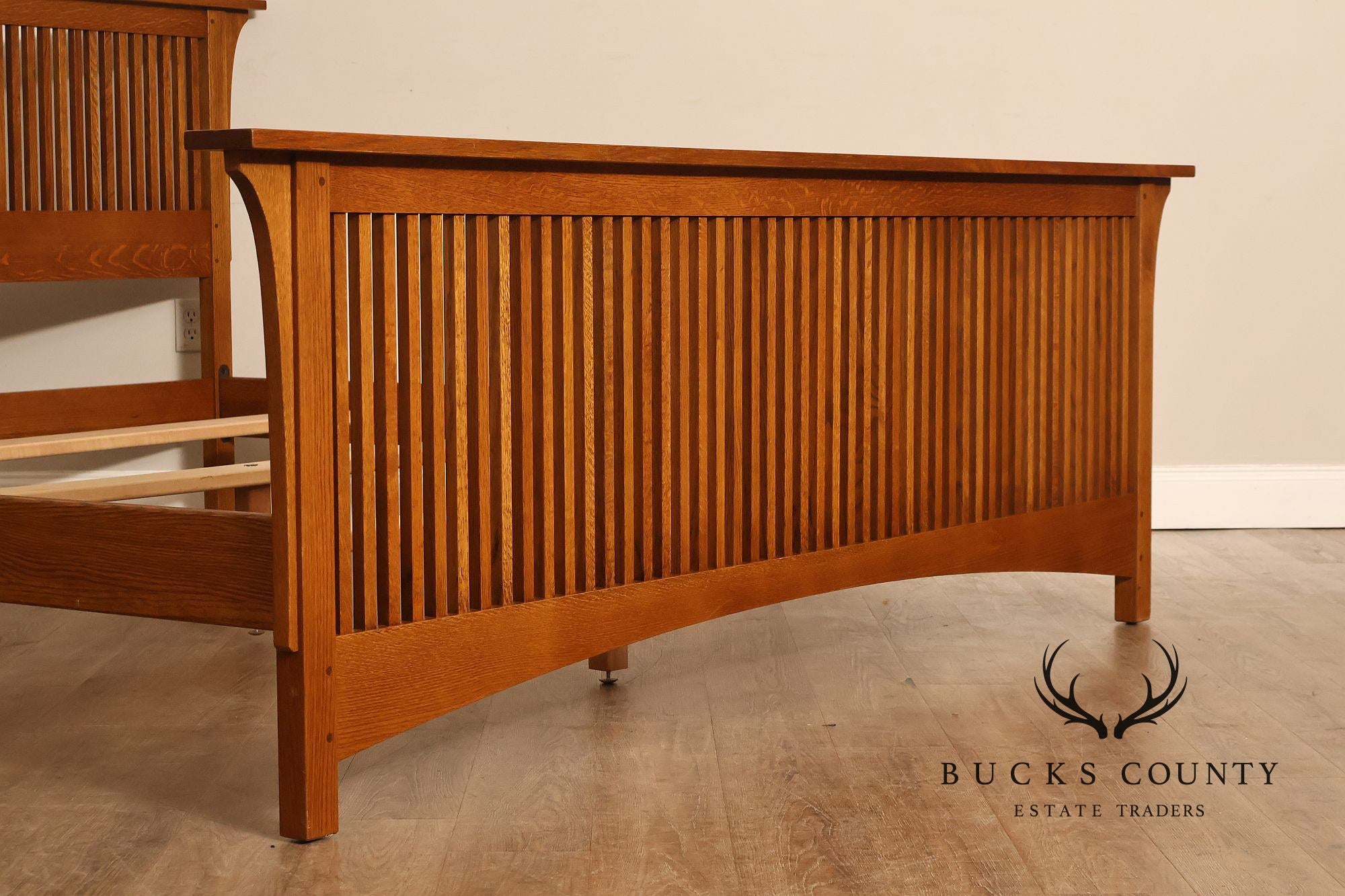 Stickley Mission Collection King Size Spindle Bed