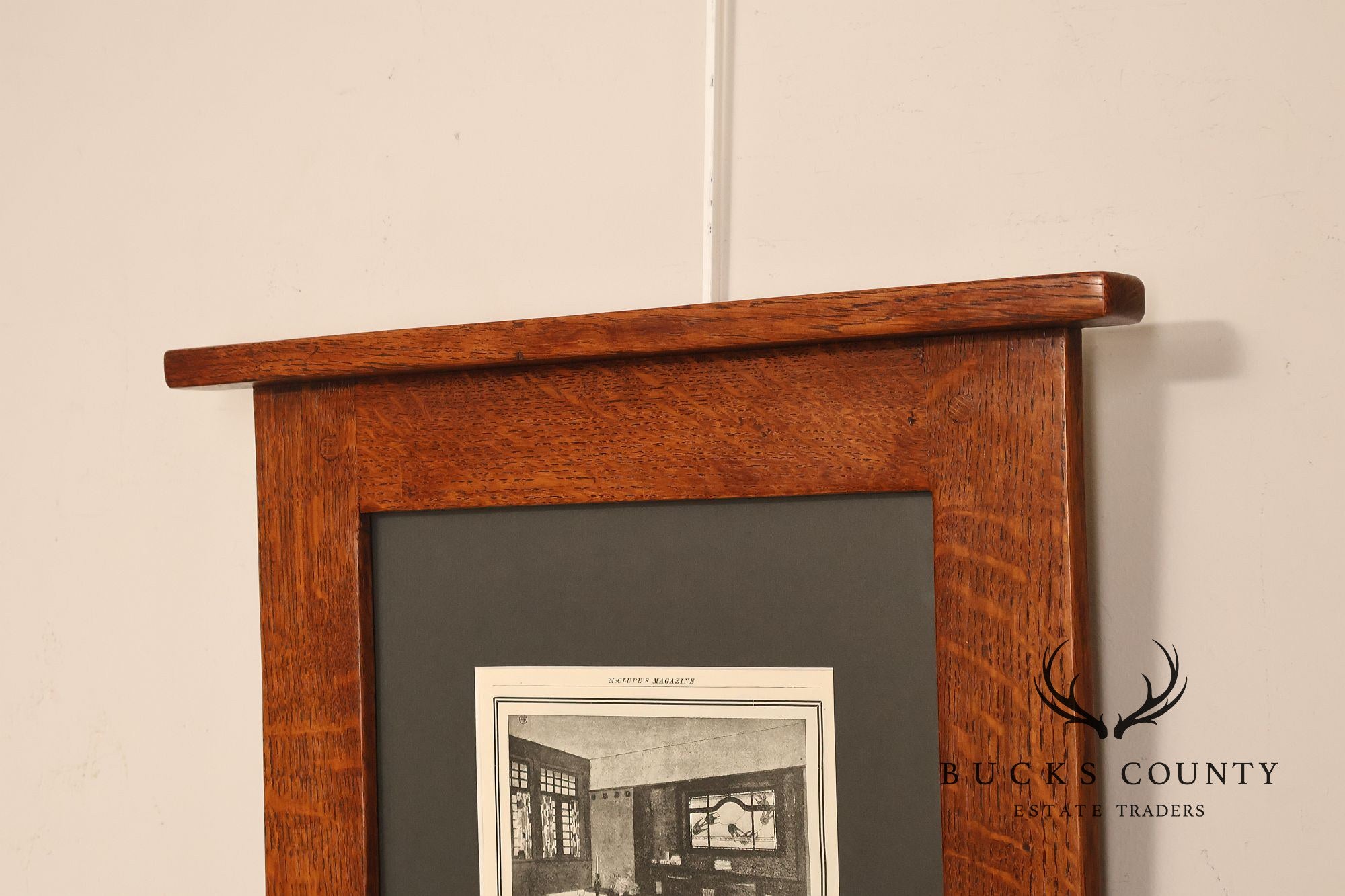 Arts And Crafts Mission Style Quarter Sawn Oak Framed Craftsman Print