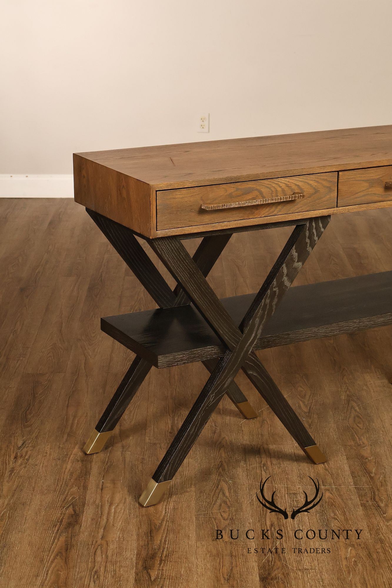 Hickory White Modern Console Table
