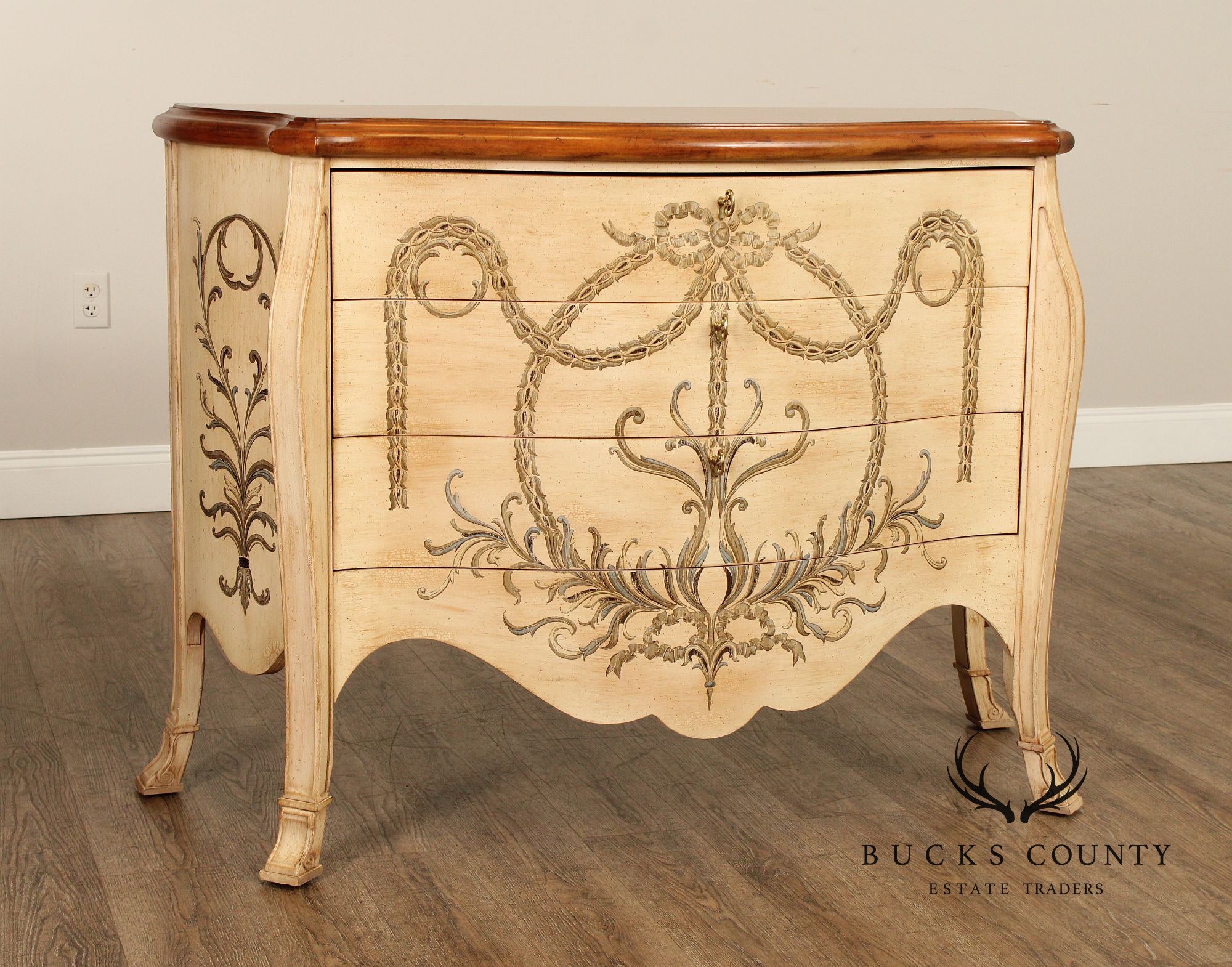 Ferguson Copeland 'Isabella' Paint Decorated Commode