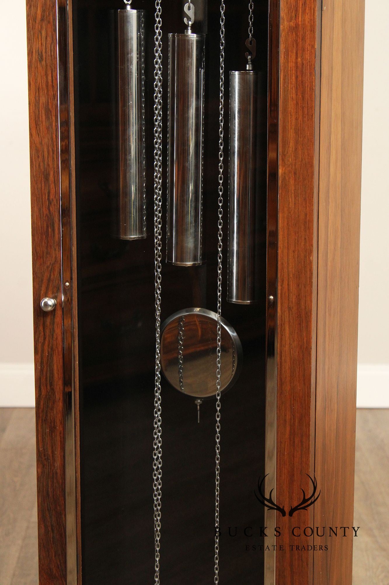 Ridgeway 1970's Modern Rosewood Grandfather Clock