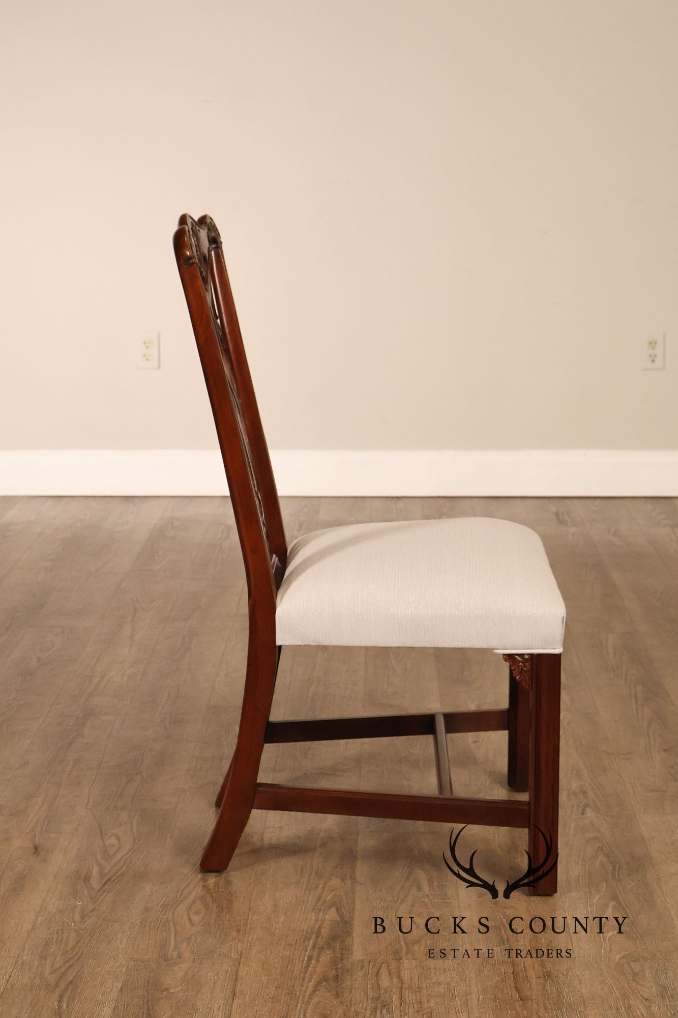 Chippendale Style Set of Six Mahogany Dining Chairs