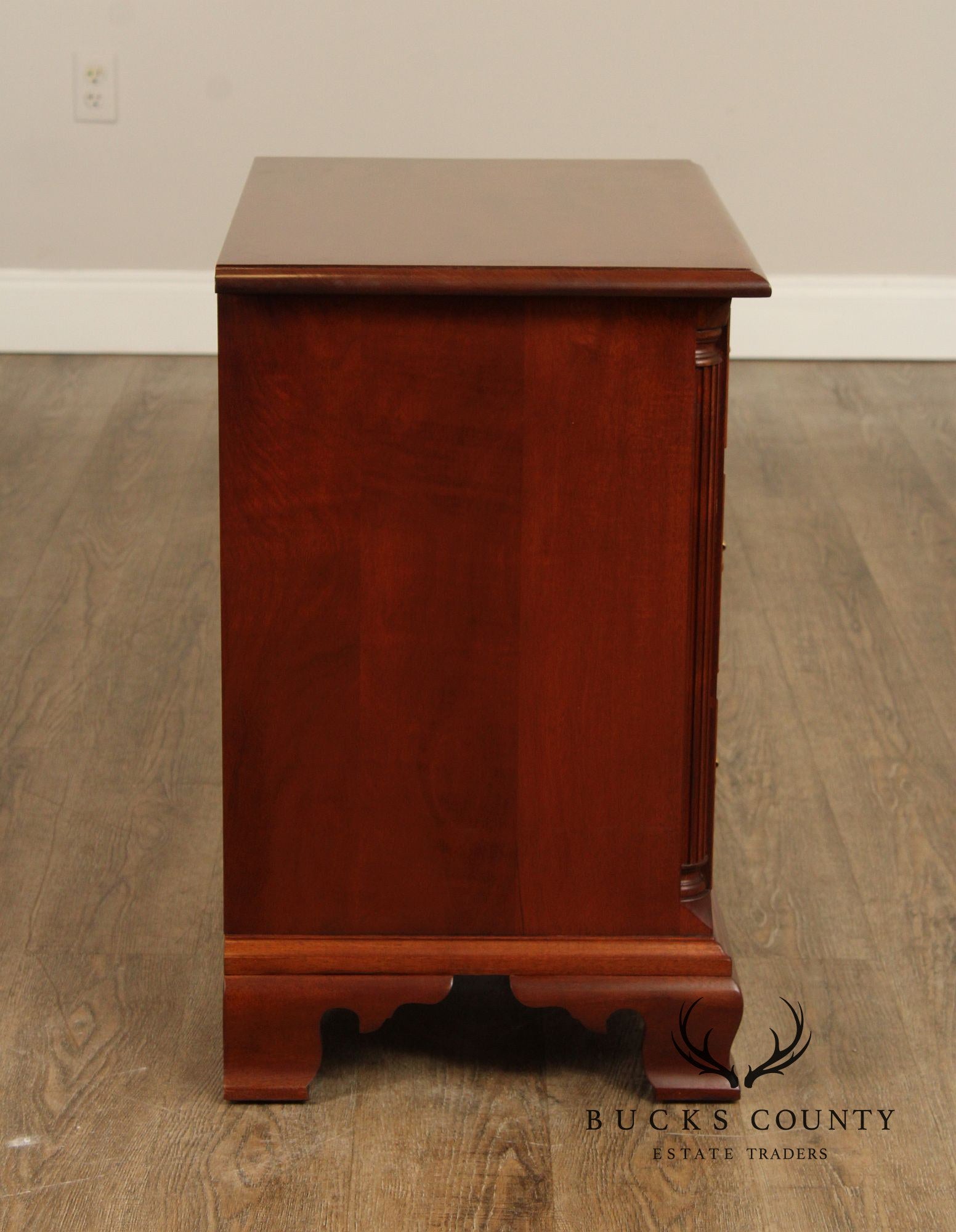 Stickley Chippendale Style Mahogany Nightstand