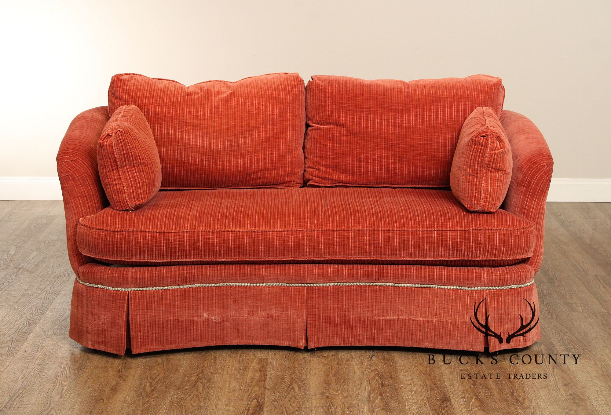 Vintage Sherrill Furniture Custom Upholstered Loveseat