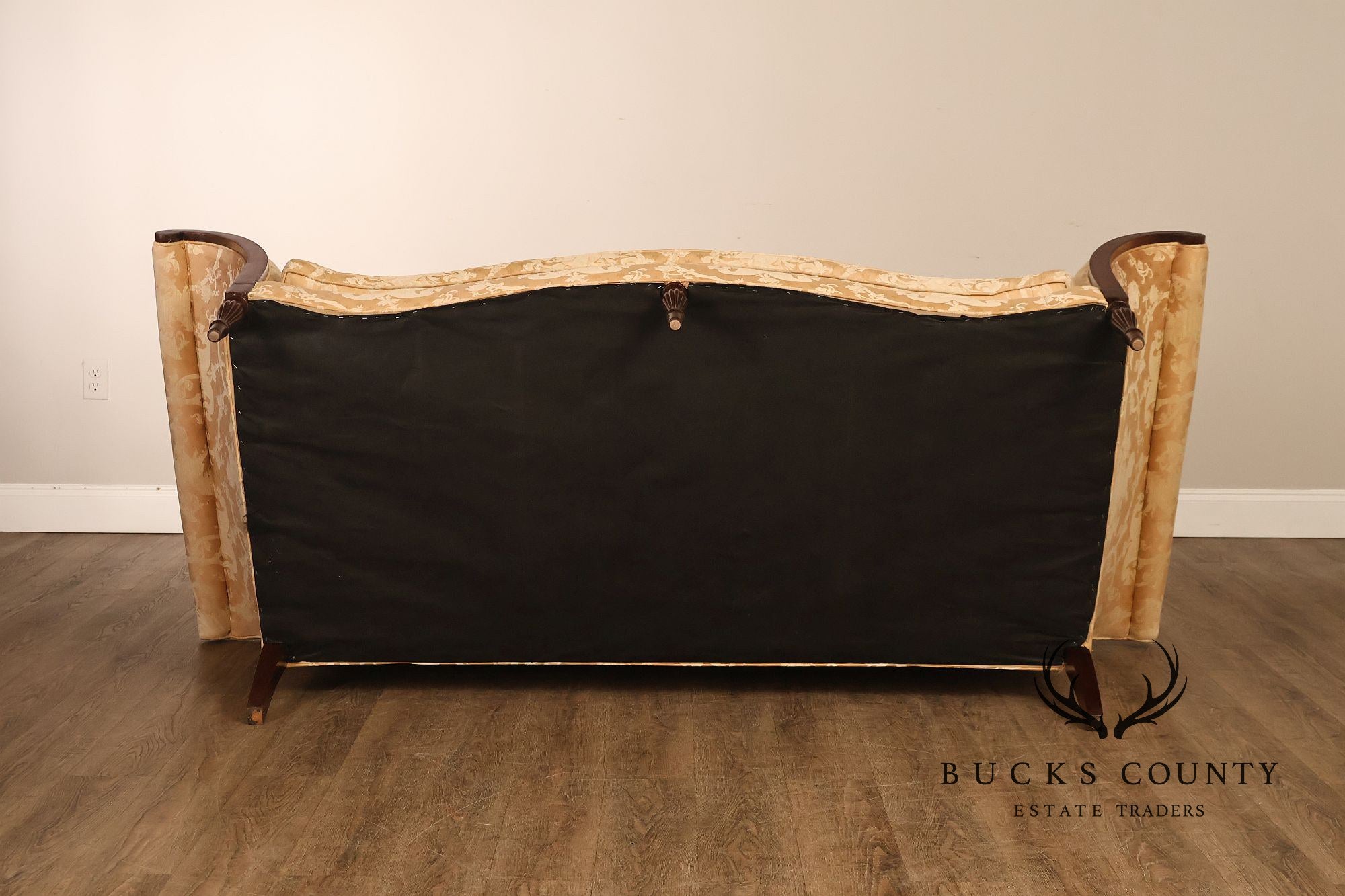 Southwood Sheraton Style Camelback Upholstered Sofa