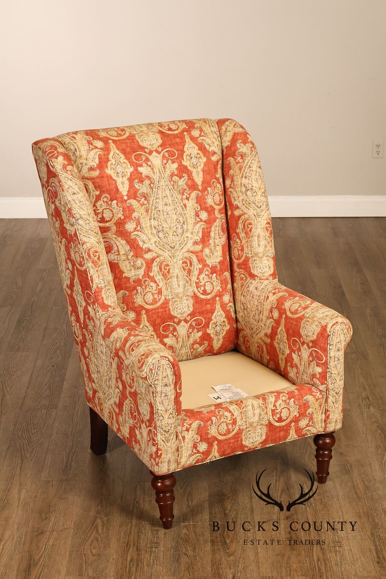 Craftmaster Upholstered Wing Back Armchair
