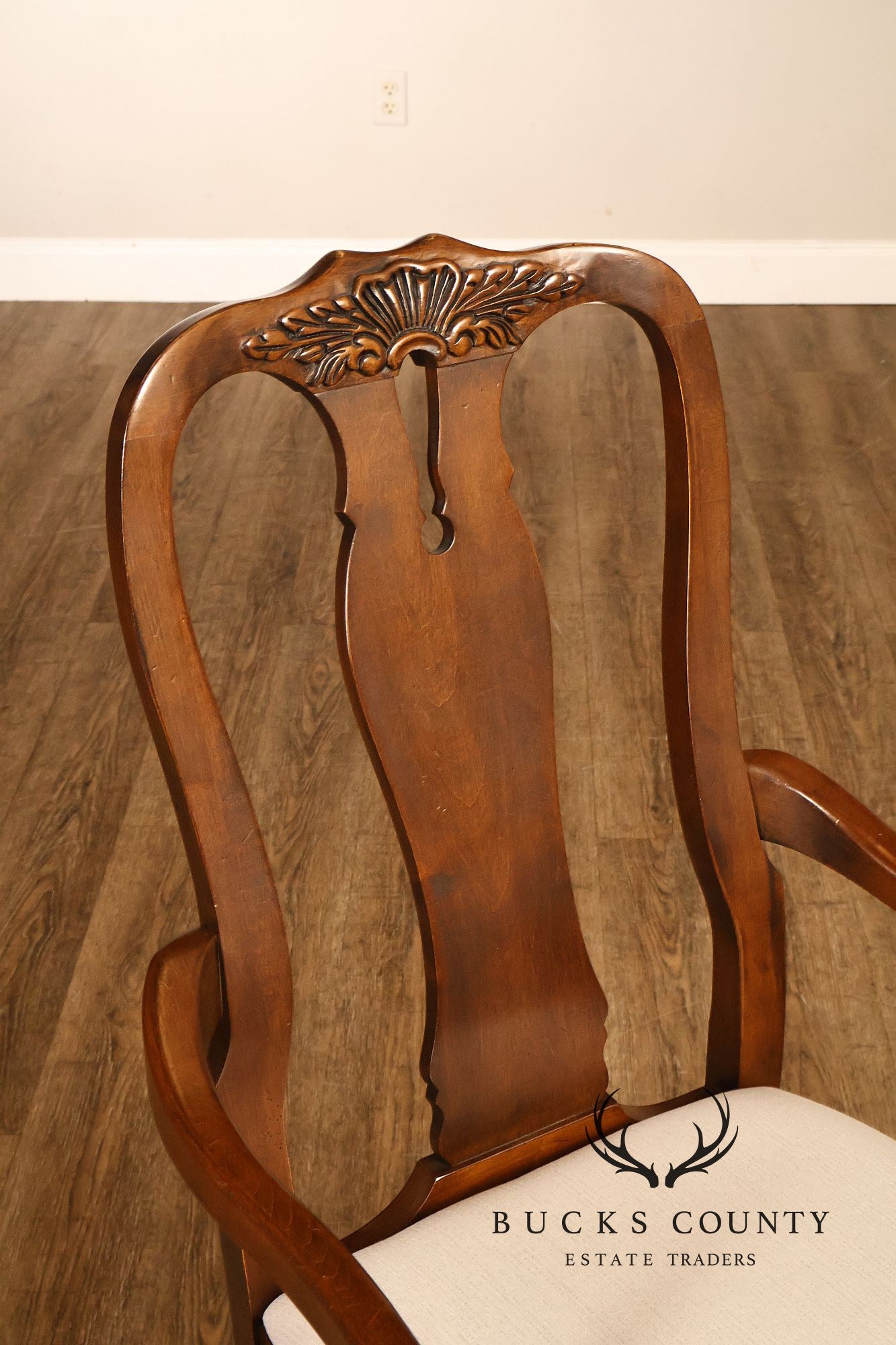 Vintage Pennsylvania House Villas Collection Set Of 8 Queen Anne Dining Chairs
