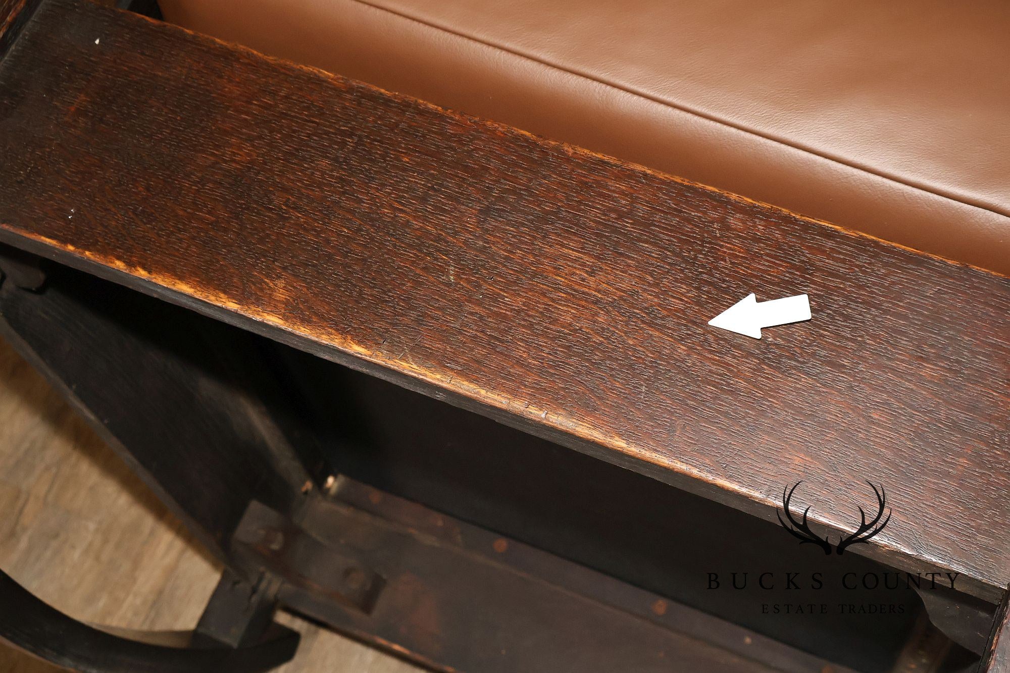 Gustav Stickley Antique Mission Oak Slatted Rocker Model No. 323