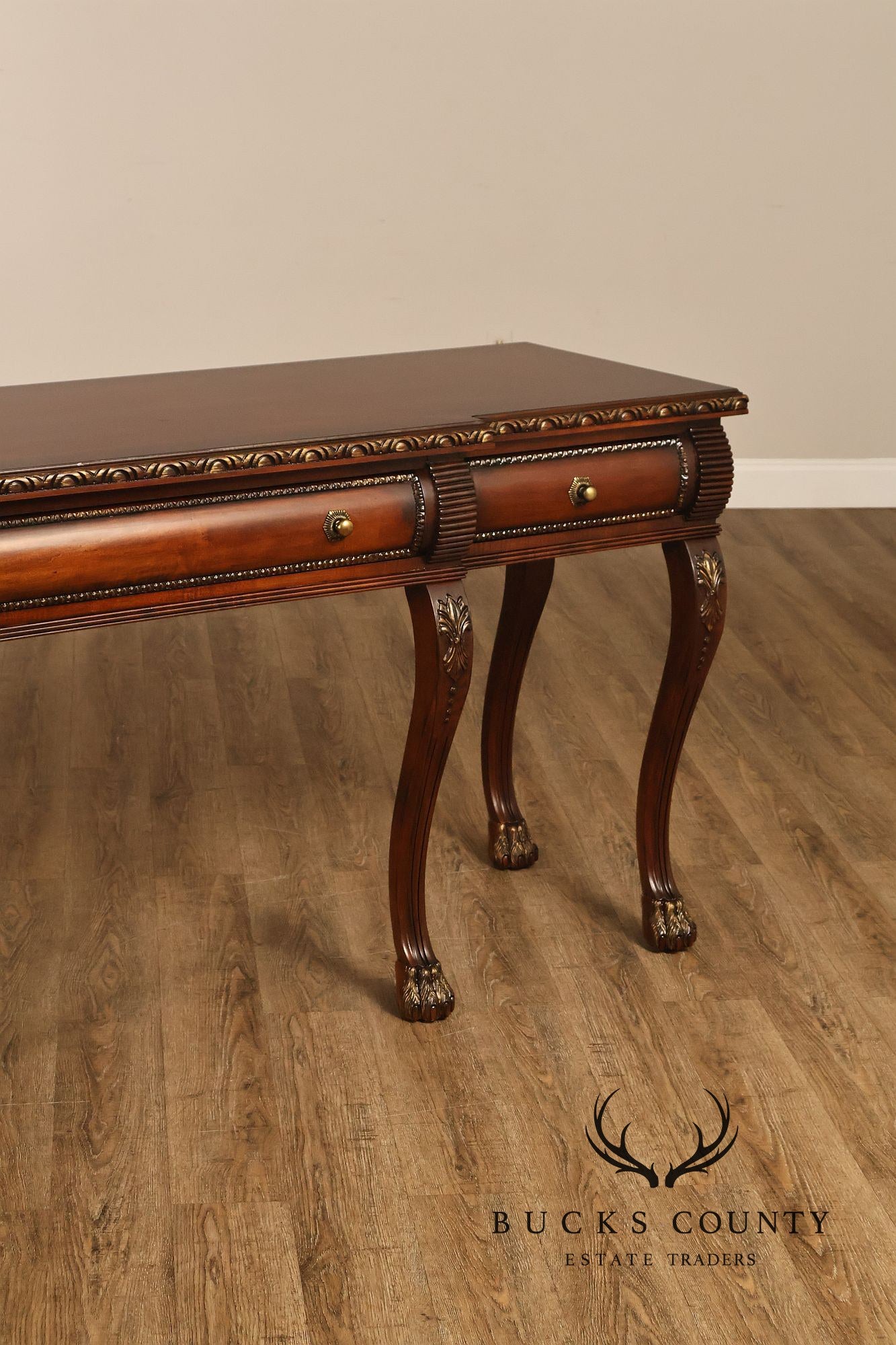 Century Furniture Georgian Style Mahogany Console Sideboard