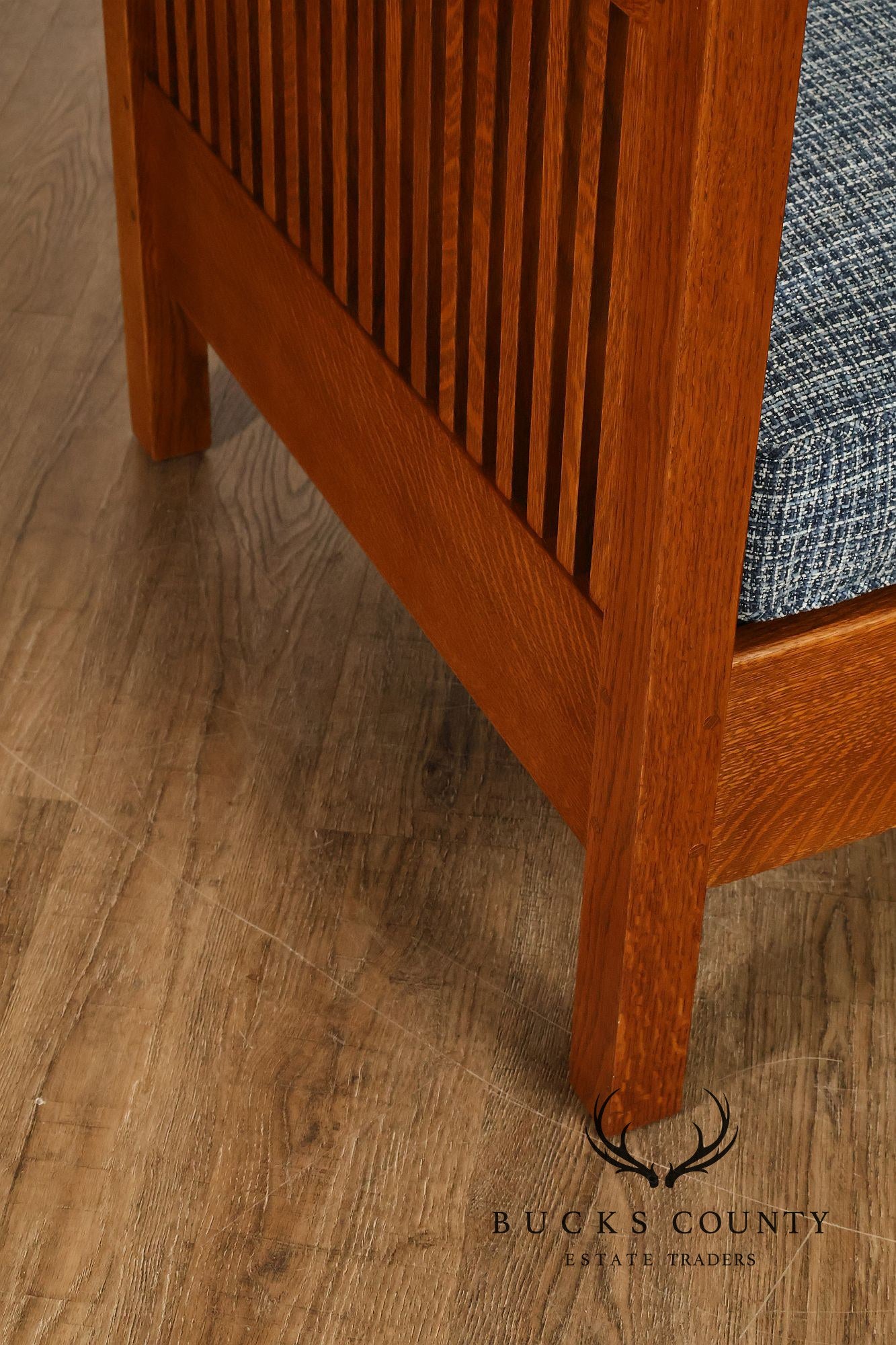 Stickley Mission Collection Oak Spindle Sofa