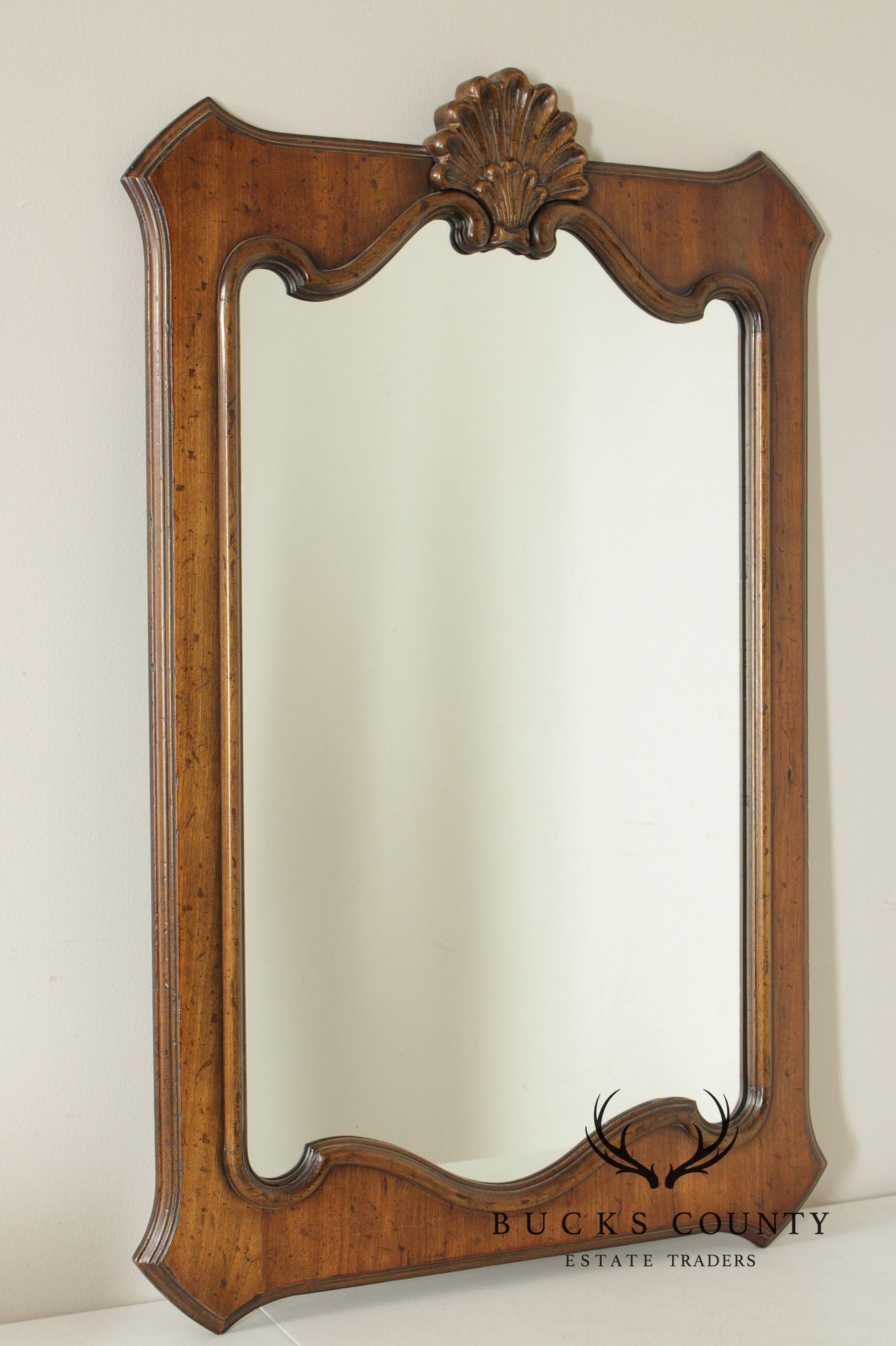 Heritage 'Grand Tour' Carved Walnut Wall Mirror