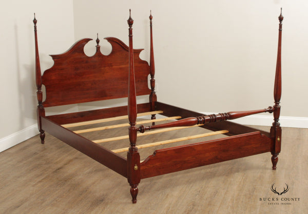 Nathan Hale Traditional Queen Size Cherry Poster Bed