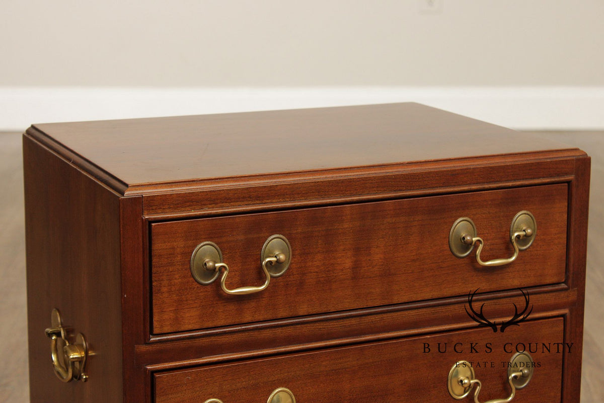Stickley Chippendale Style Cherry Bachelor's Chest Nightstand