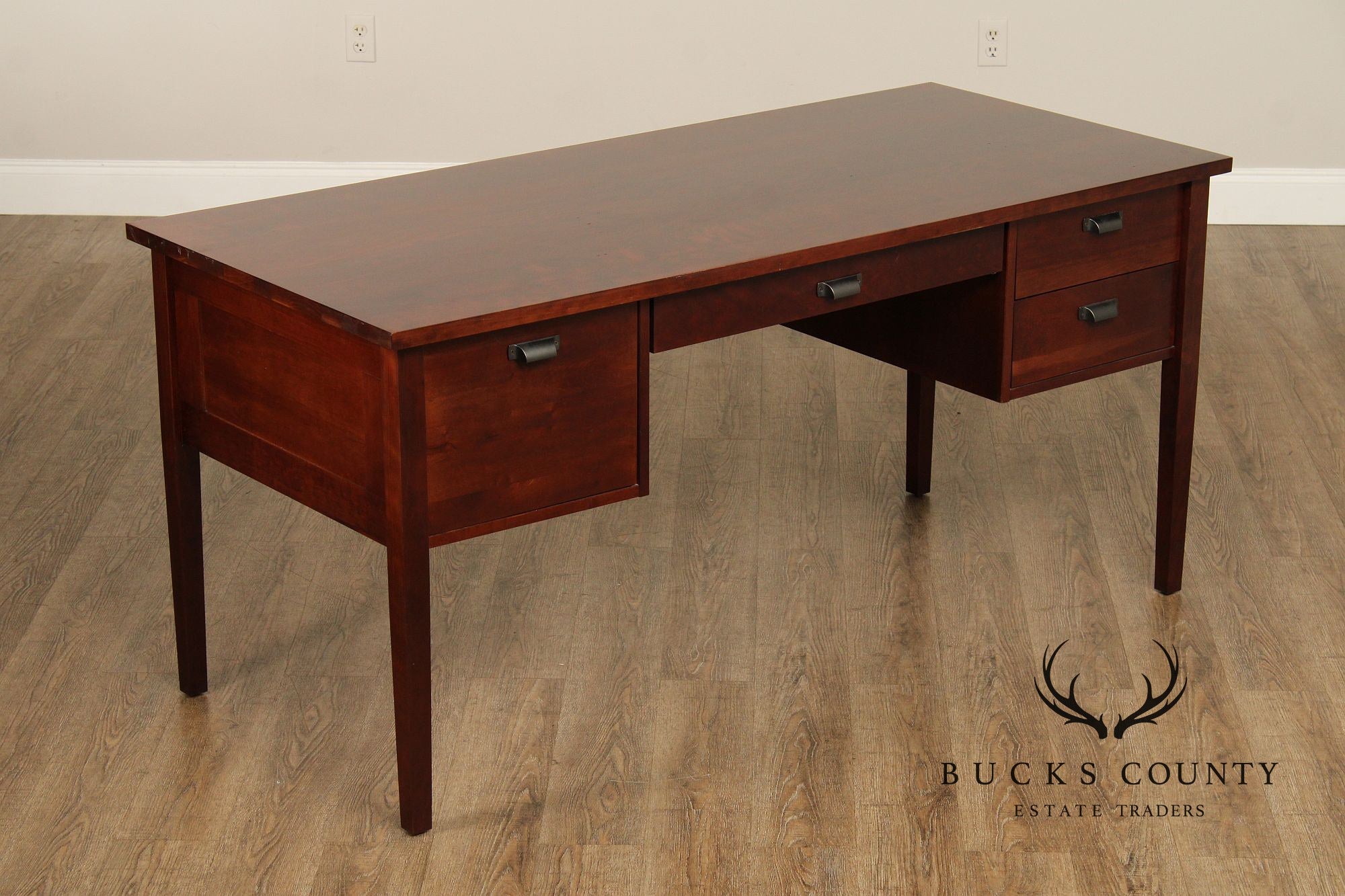 Crate & Barrel Transitional Executive Office Desk