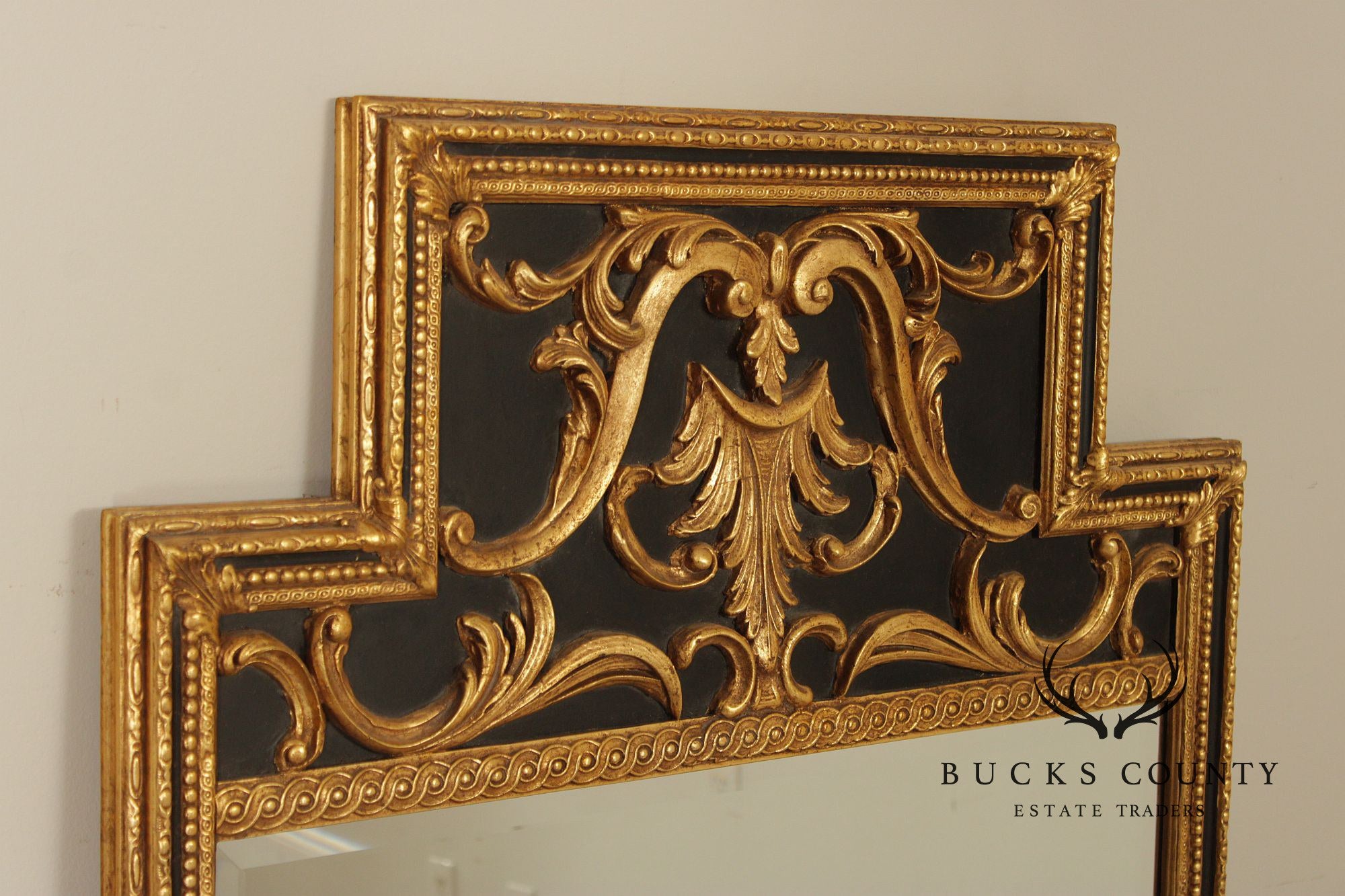 Friedman Brothers 'Malabar' Partial Gilt Frame Wall Mirror
