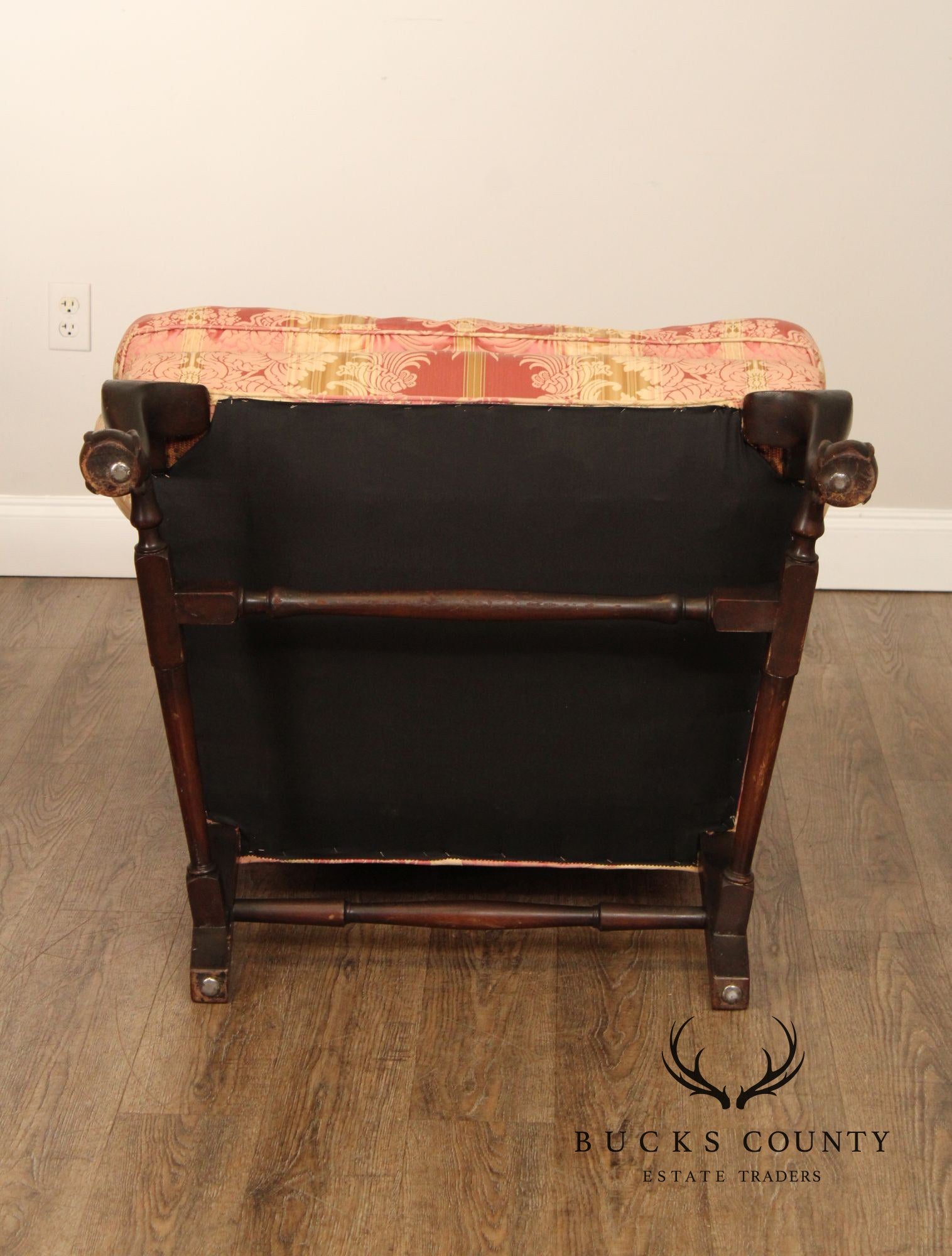 Chippendale Style Ball and Claw Foot Wing Chair