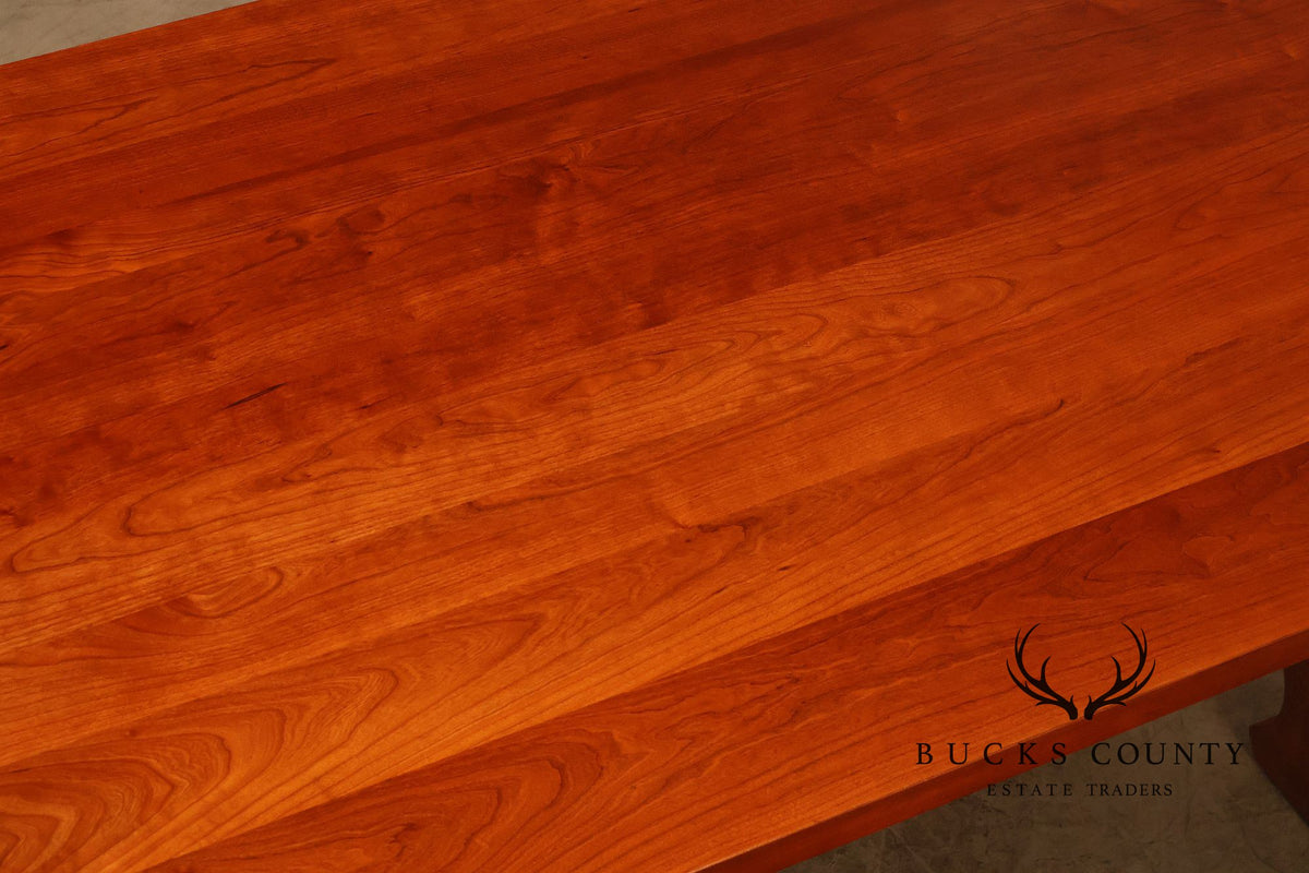 Stickley Mission Collection Cherry Trestle Extension Dining Table