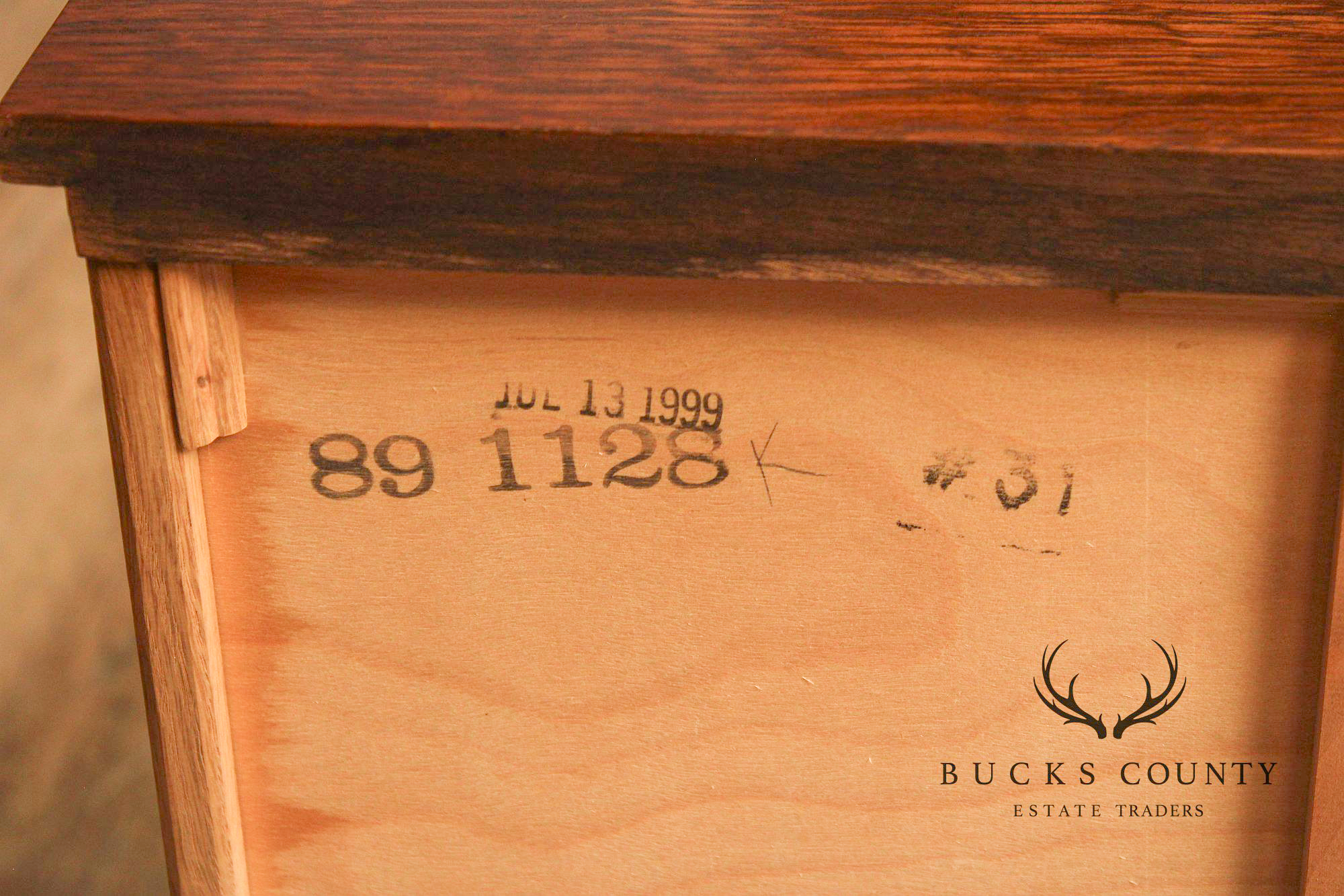 Stickley Mission Collection Oak Single Door Media Cabinet