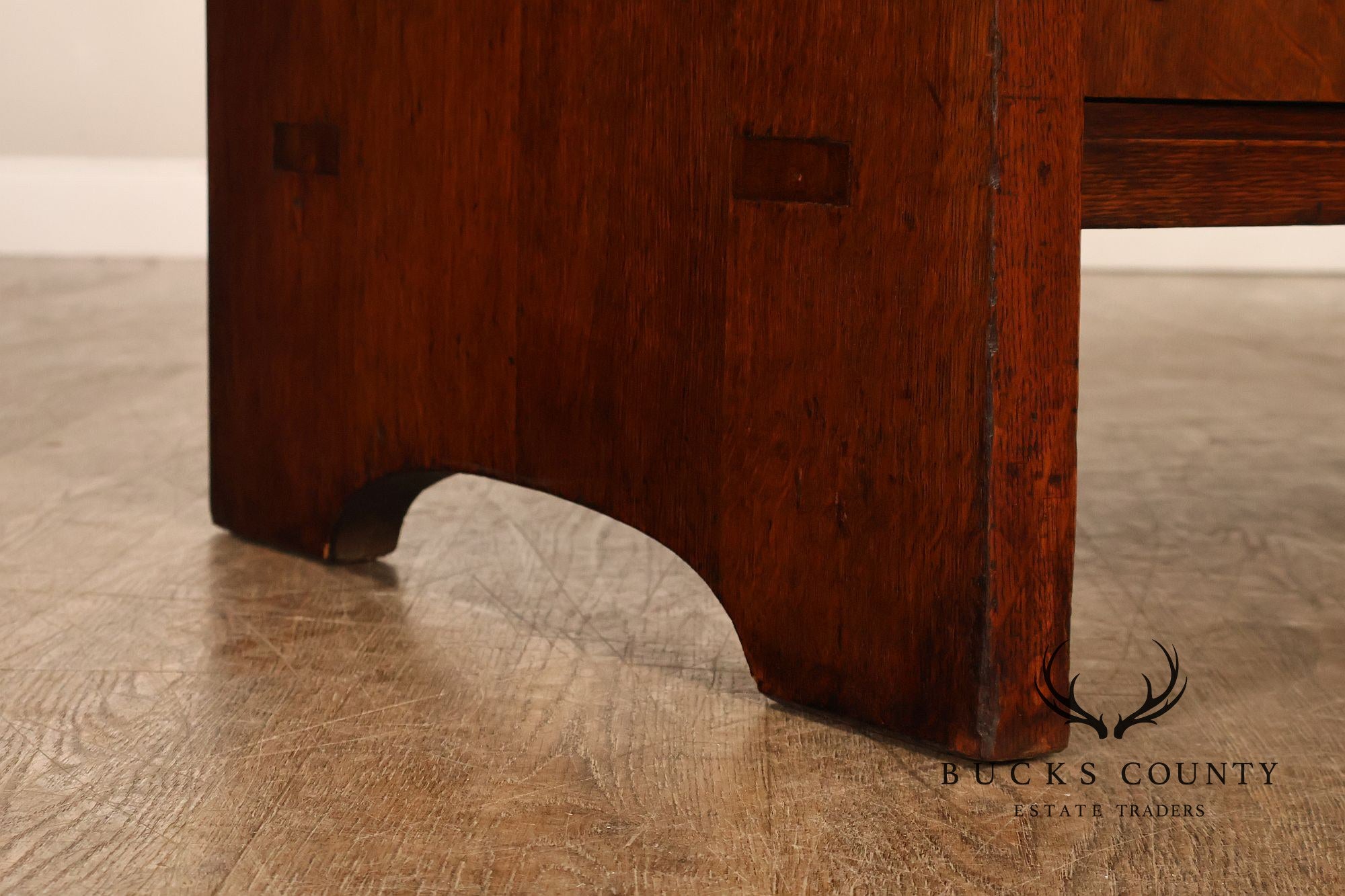 Early Gustav Stickley Arts And Crafts Oak Sideboard Buffet