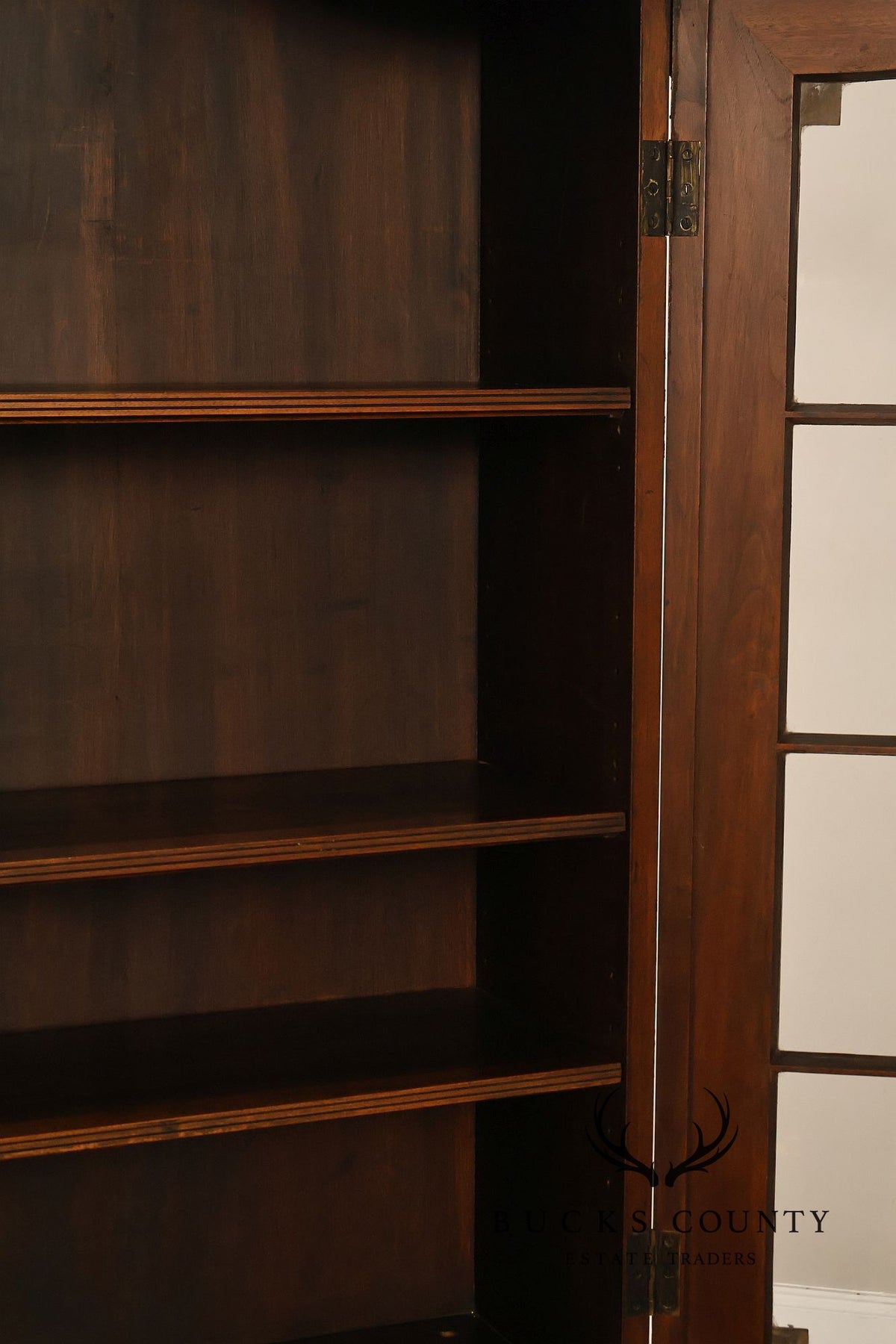 Federal Style Mahogany Secretary Bookcase With Drop Front Desk
