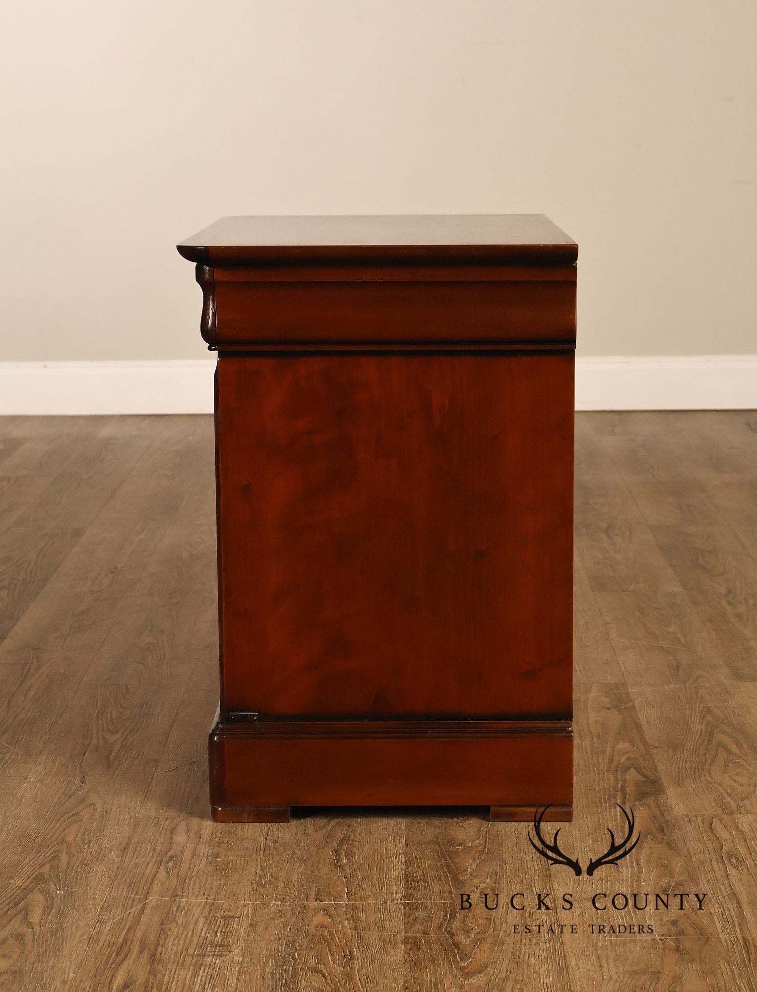 Grange French Louis Philippe Style Cherry Two Door Cabinet Nightstand