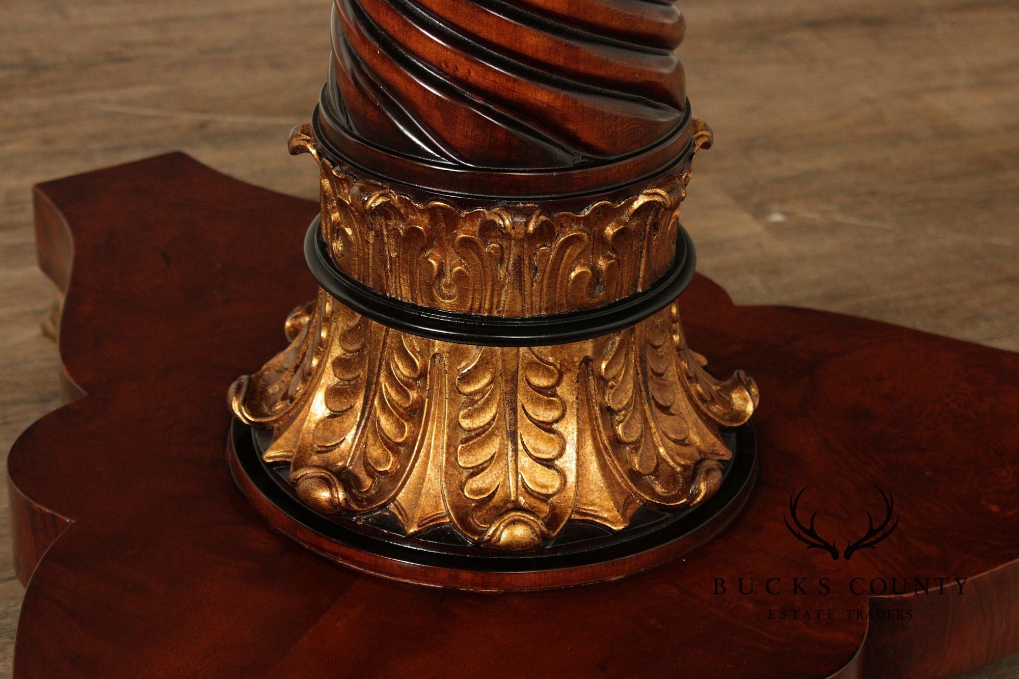 Rho Mobili D’Epoca Italian Empire Style Inlaid Mahogany Center Table