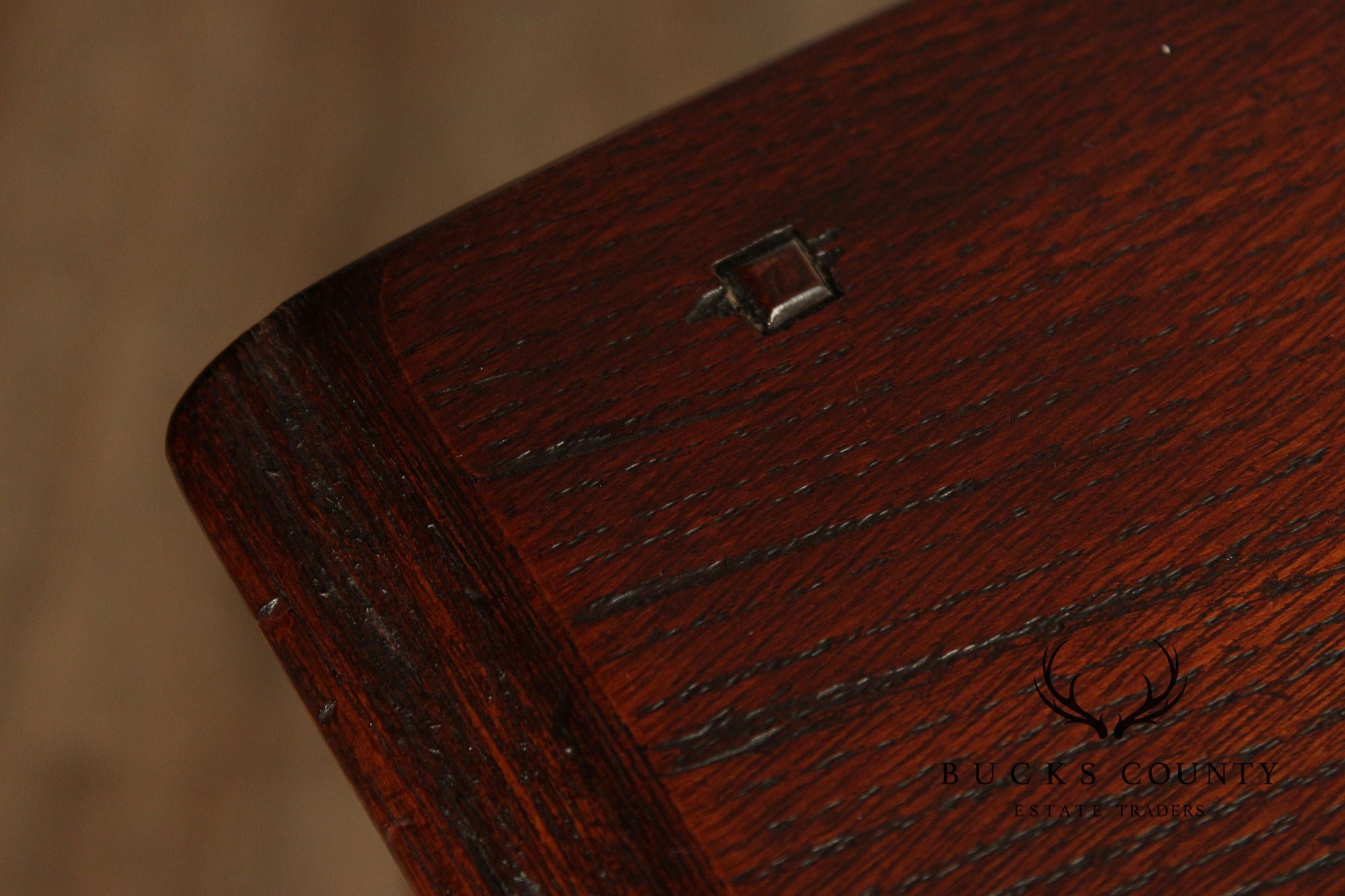 Bevan Funnell English Carved Oak Buffet Sideboard