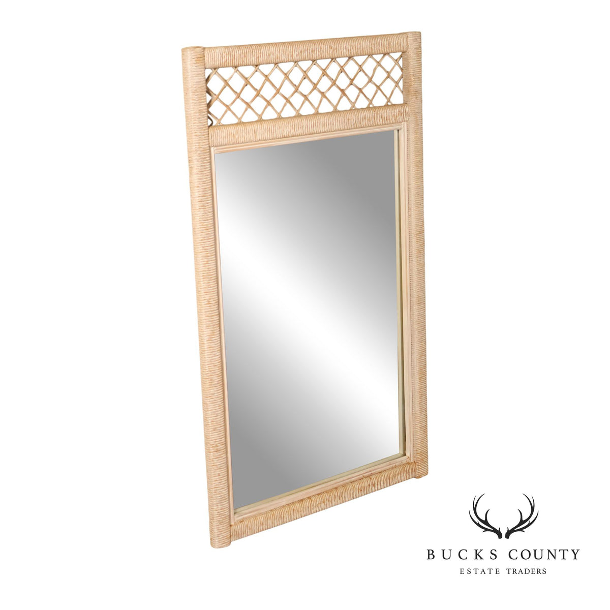 Lexington Henry Link Wicker Pier Mirror