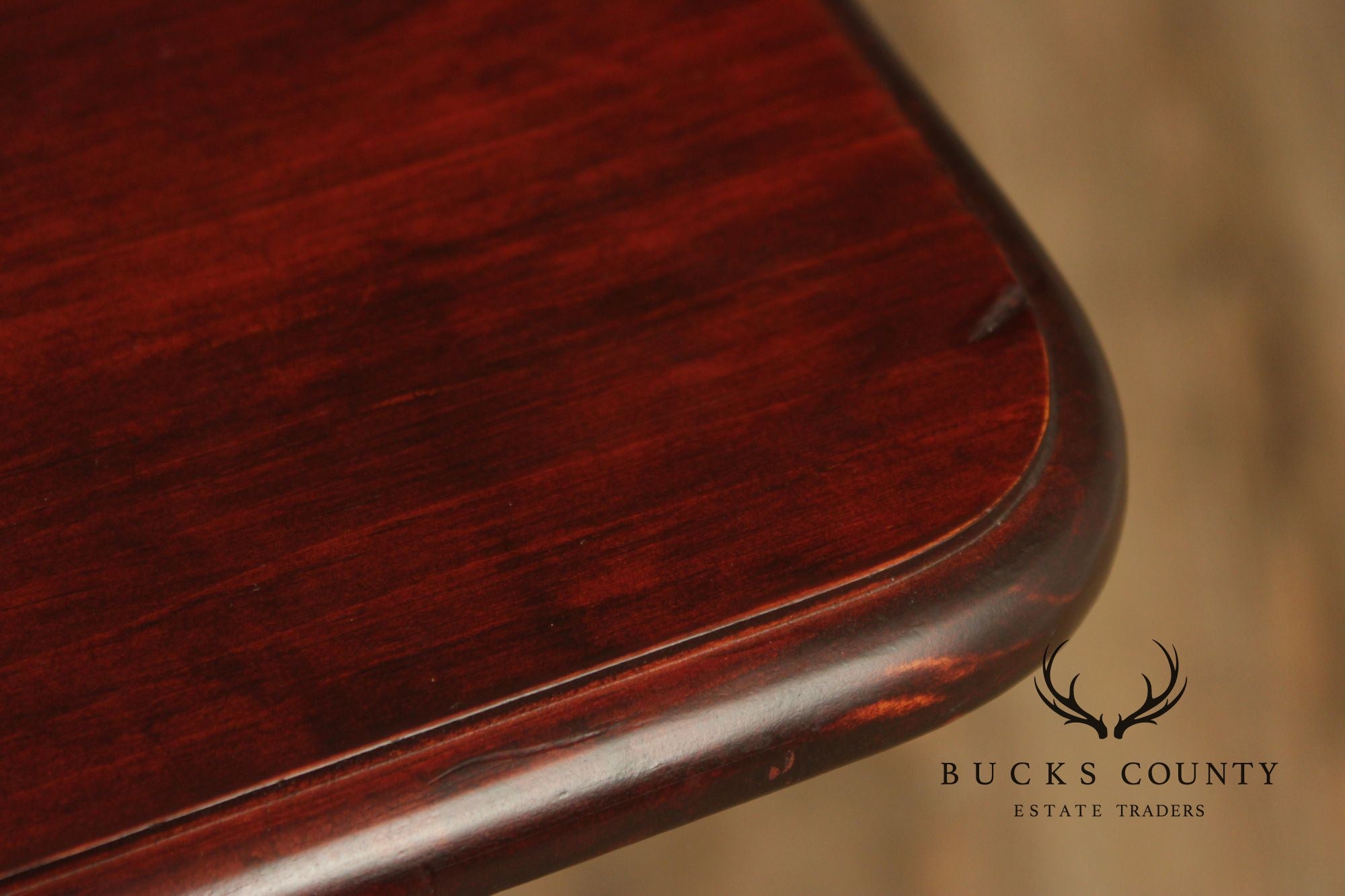 Georgian Style Shell Carved Narrow Console Table