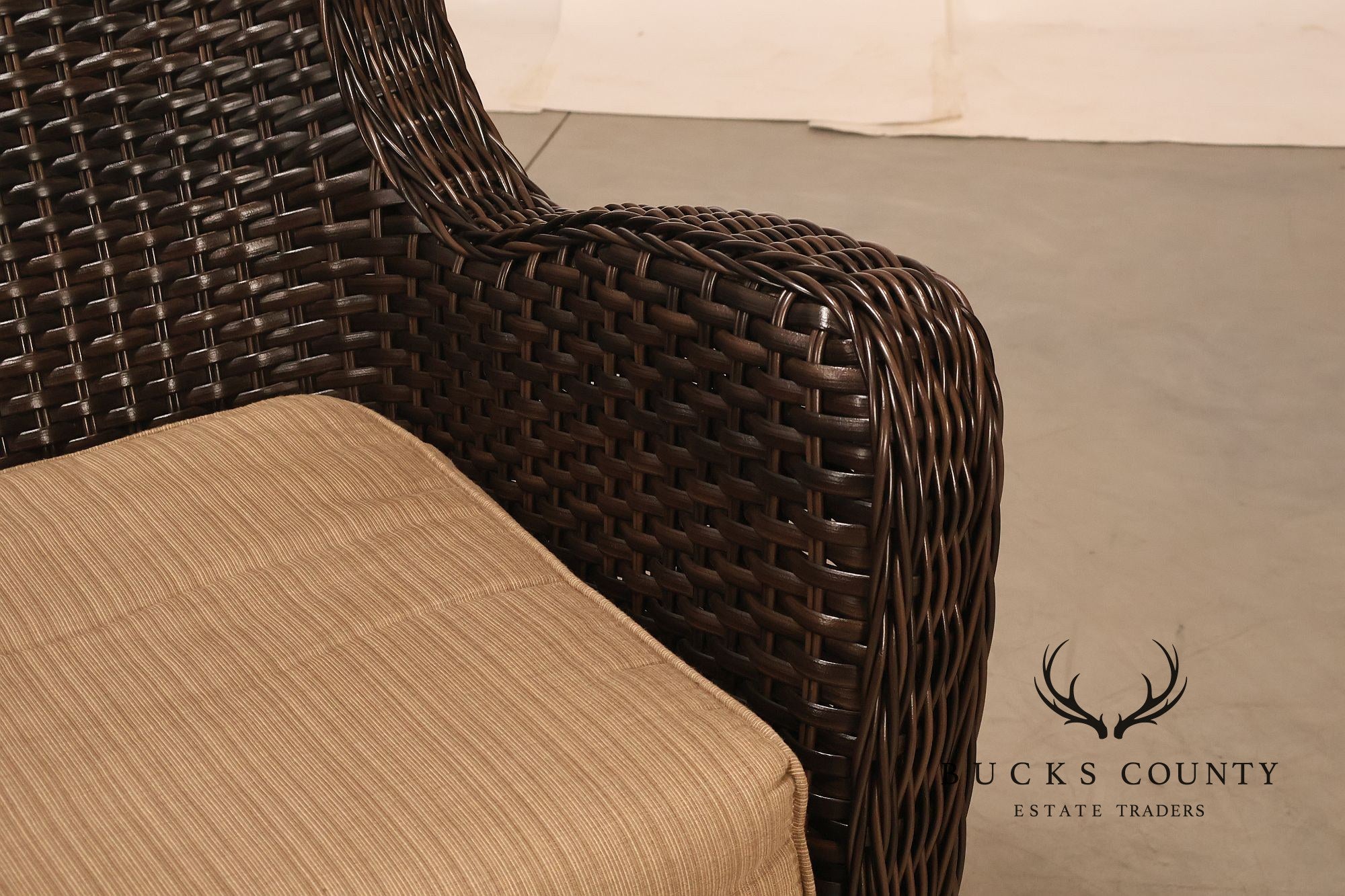 Northcape Pair of 'Richmond' Outdoor Wicker Patio Armchairs