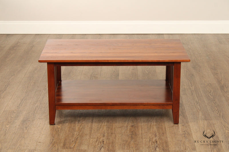 Ethan Allen American Impressions Solid Cherry Coffee Table