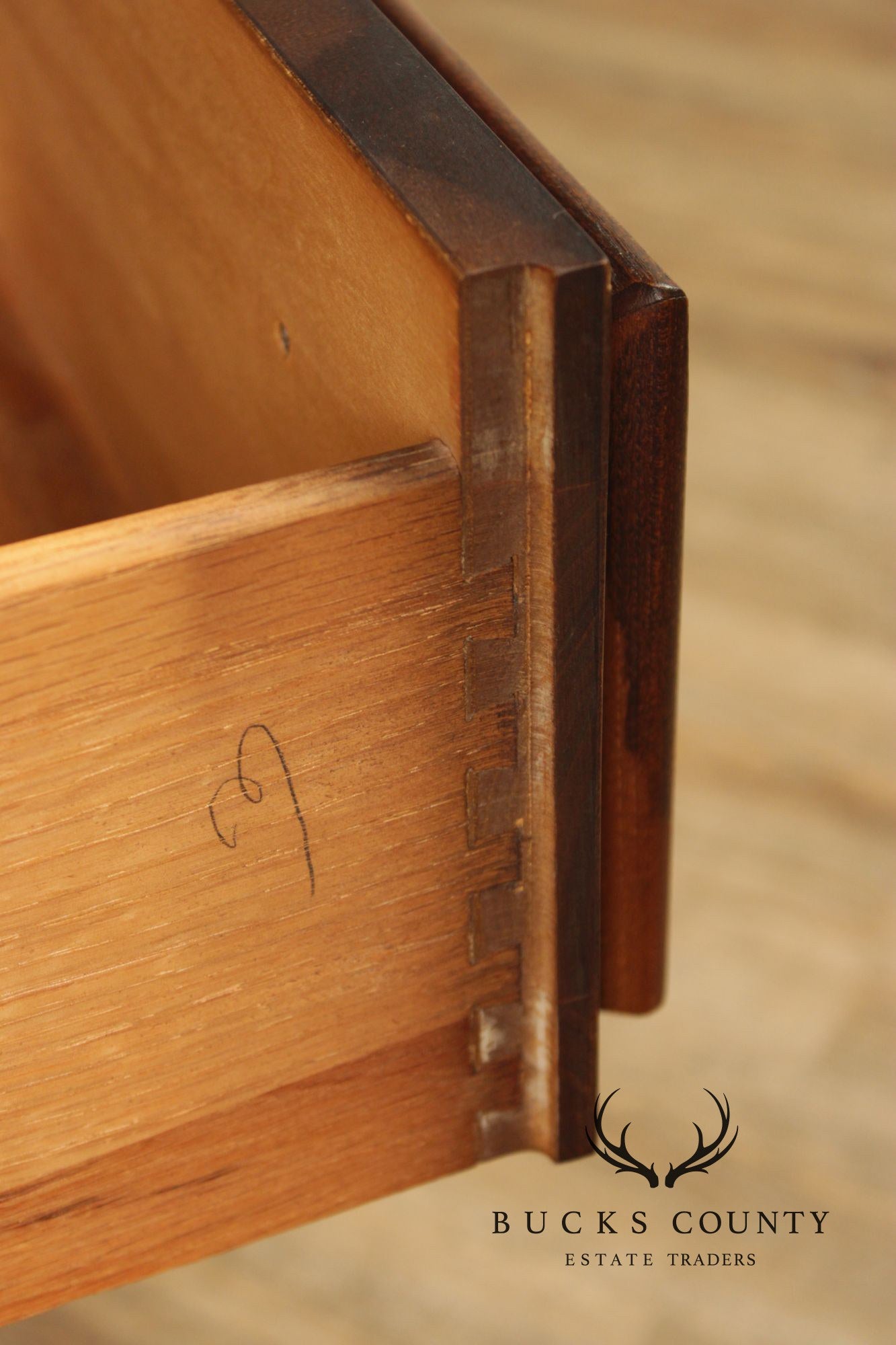 Basic Witz Mid Century Modern Walnut Tall Chest