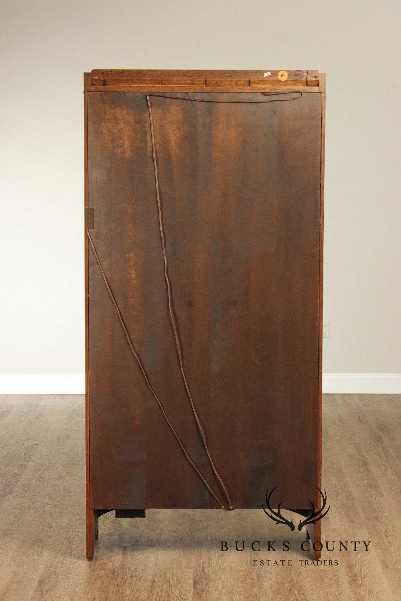 Stickley Mission Collection Oak Lighted Display Cabinet