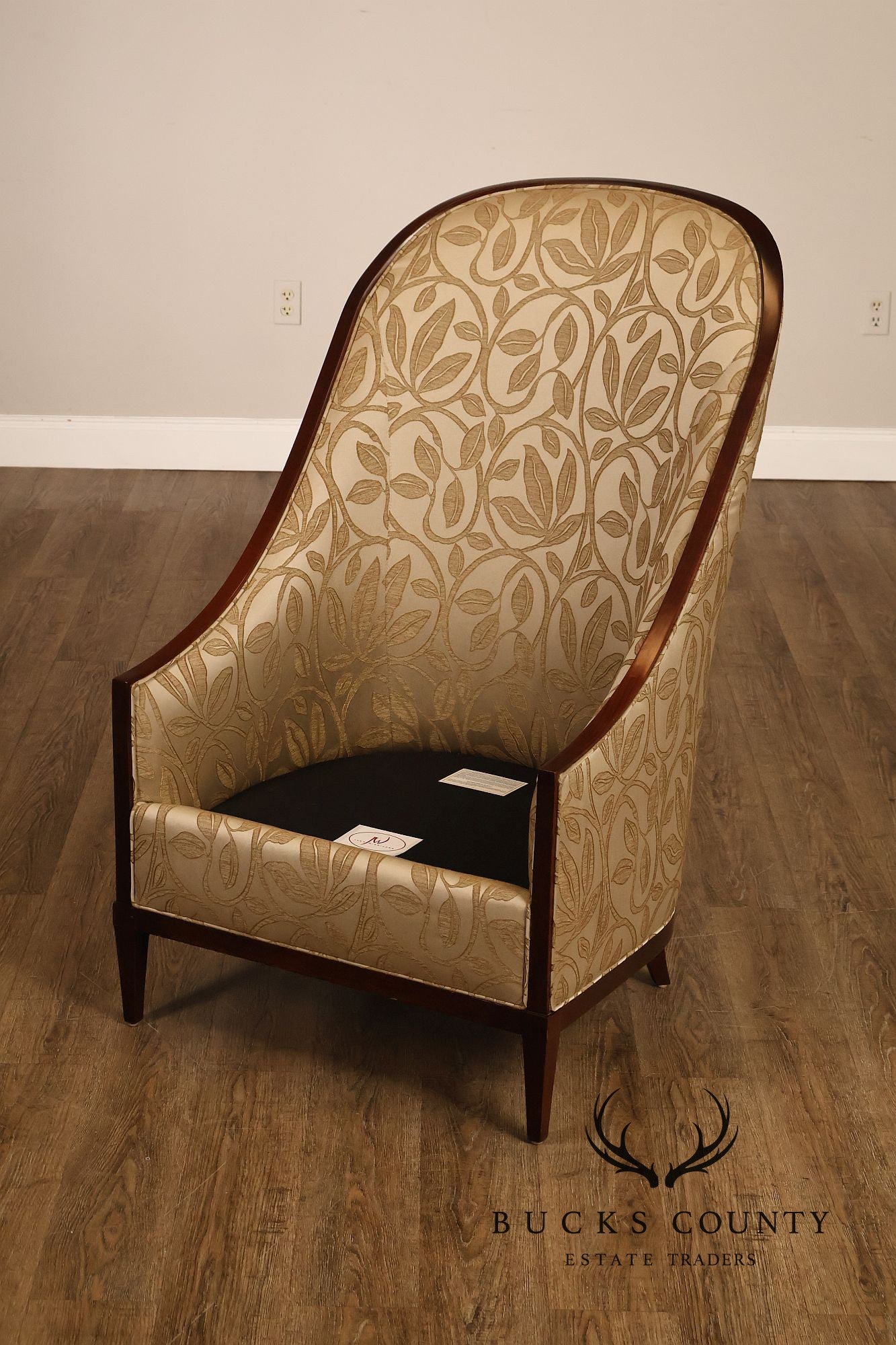 John Widdicomb High Back Upholstered Lounge Chair