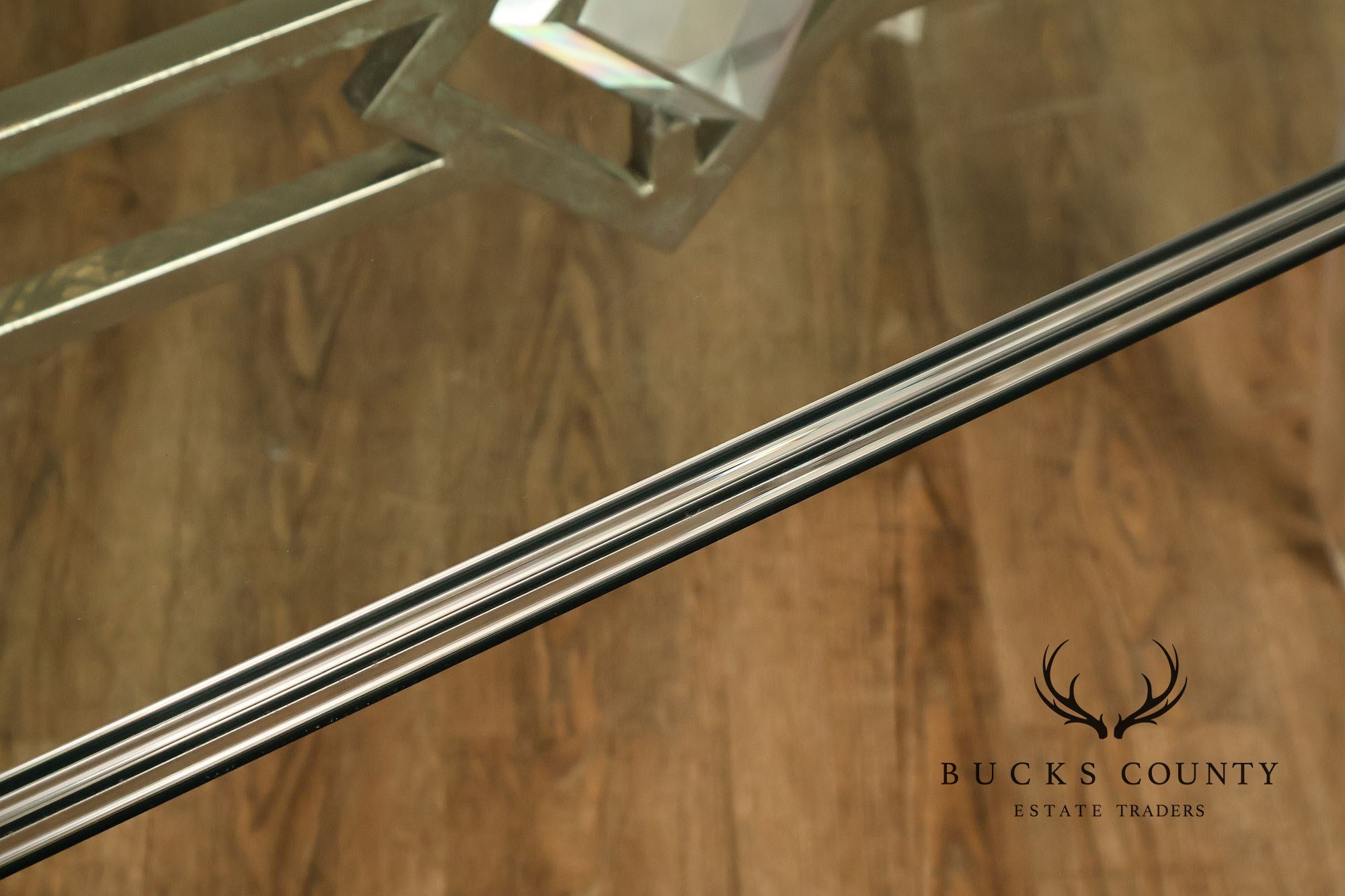 Pietro Costantini For Ello Glass Top Dining Table With Sculptural Base